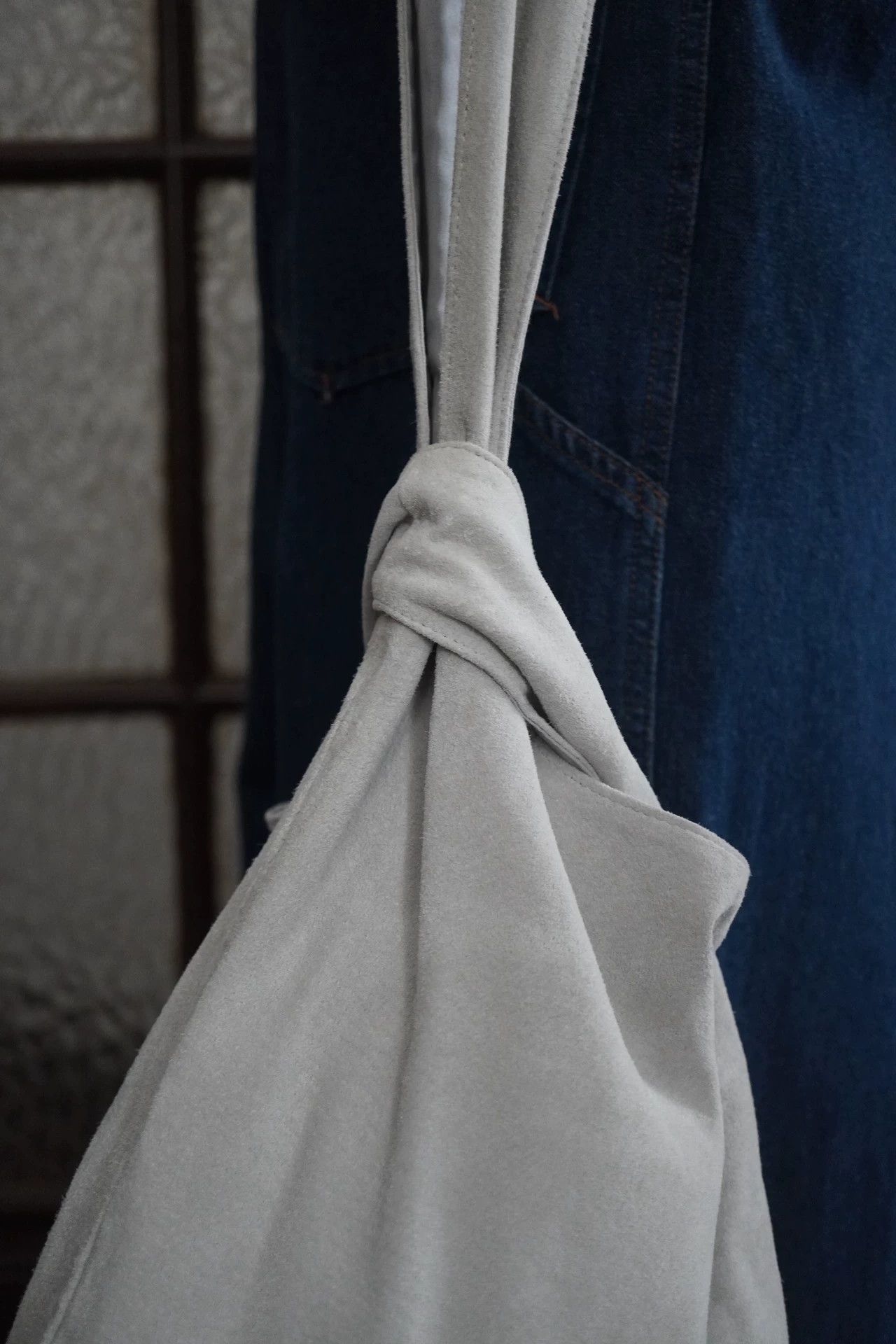 Y's Y's Yohji 00s Pigskin Ash Gray Tote Long/Short Straps 88new Size ONE SIZE - 5 Thumbnail