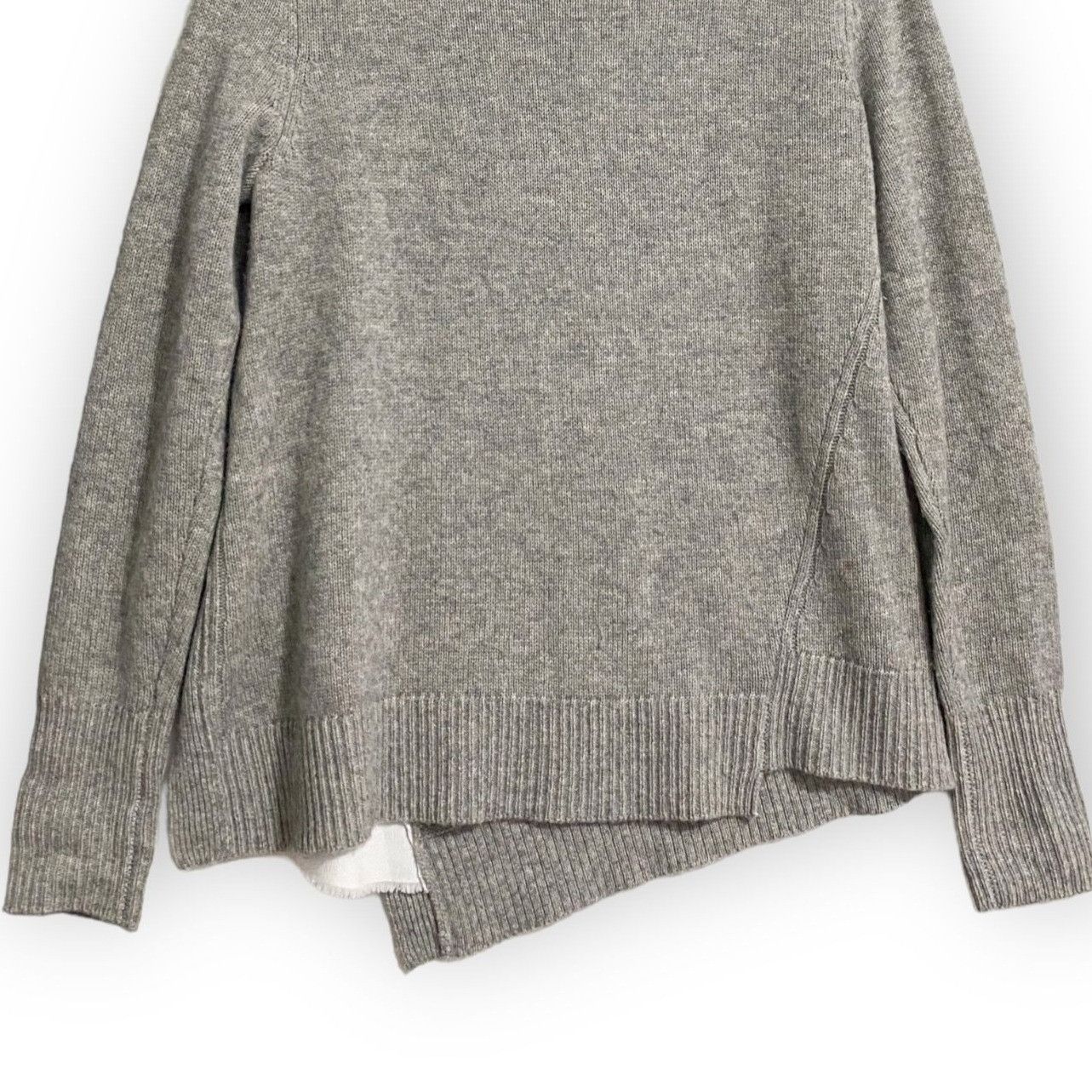 Brochu Walker Brochu Walker Layered Wool & Cashmere-Blend Sweater, Gray/wh Size S / US 4 / IT 40 - 10 Thumbnail