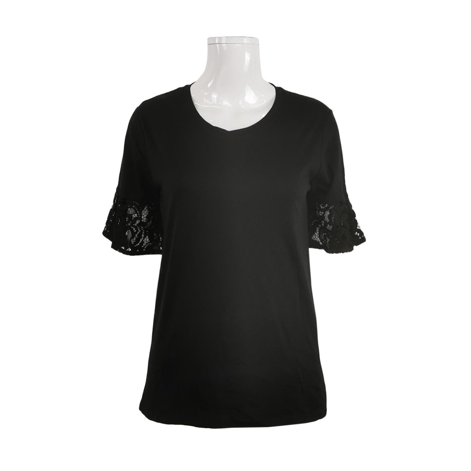 Burberry Cotton Black Round Neck T-Shirt 0079