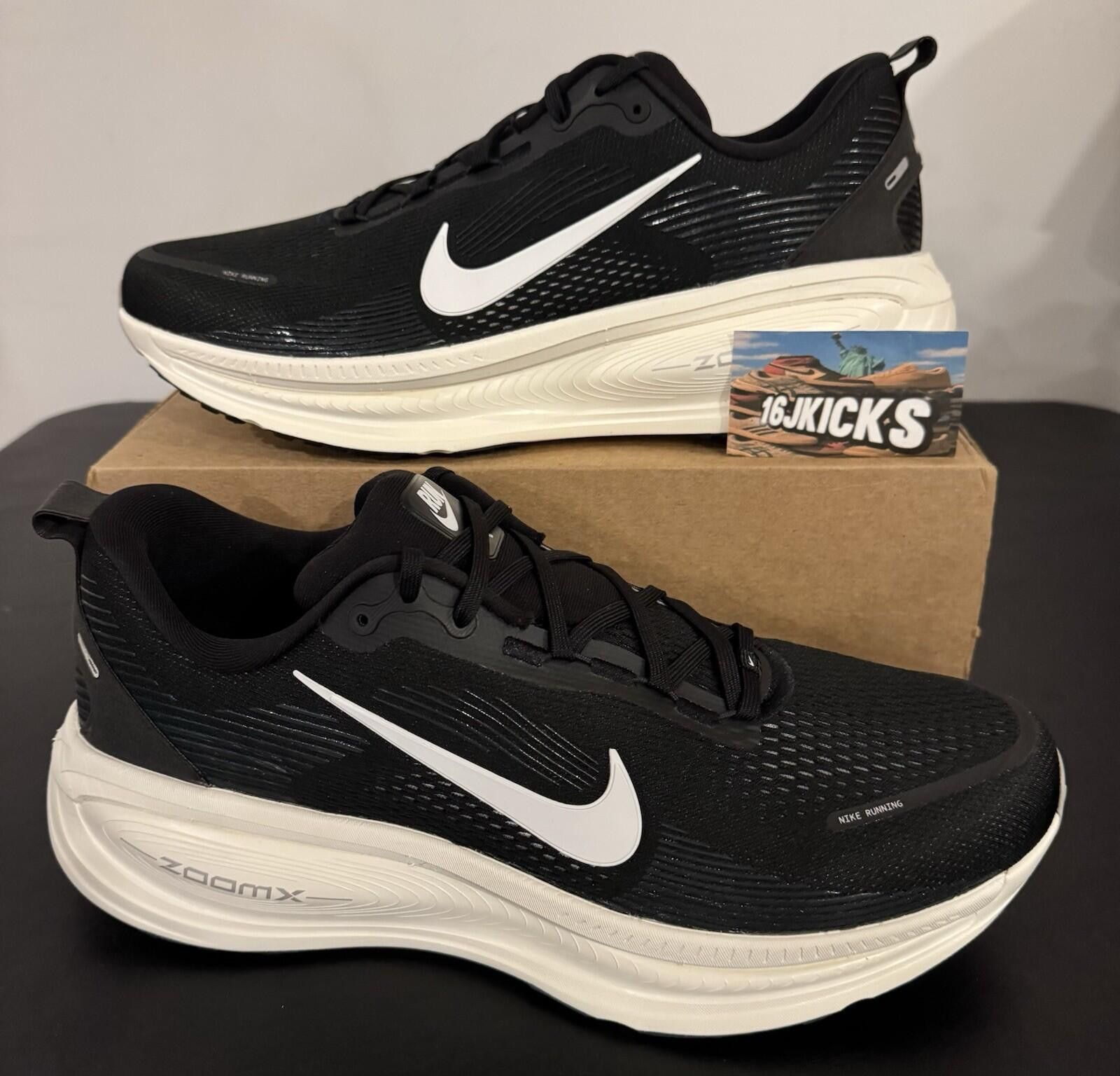 Nike Size 15 Nike Vomero 18 Black White Summit Coconut Men’s Shoe Size US 15 / EU 48 - 1 Thumbnail