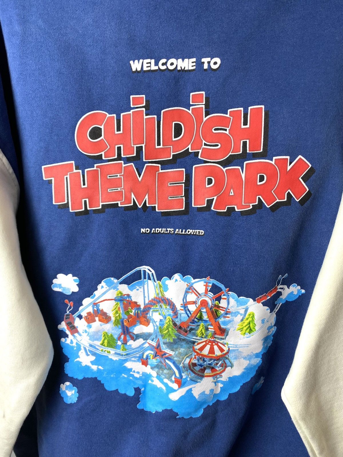 CHILDS Vintage Childish Theme Park Big Logo Blue Hoodie Size US M / EU 48-50 / 2 - 7 Thumbnail