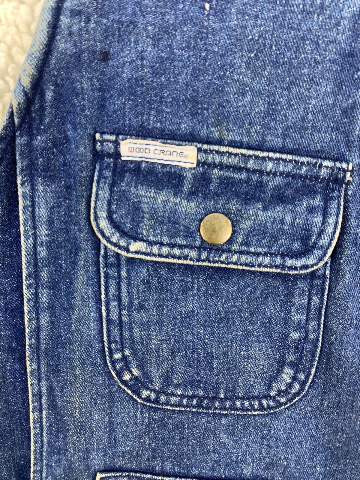 Vintage Vintage Denim Jacket Wood Crane Vest Size US M / EU 48-50 / 2 - 5 Thumbnail