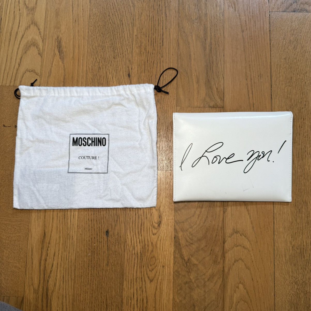 Jeremy Scott × Moschino Moschino I Love You Clutch Size ONE SIZE - 8 Thumbnail