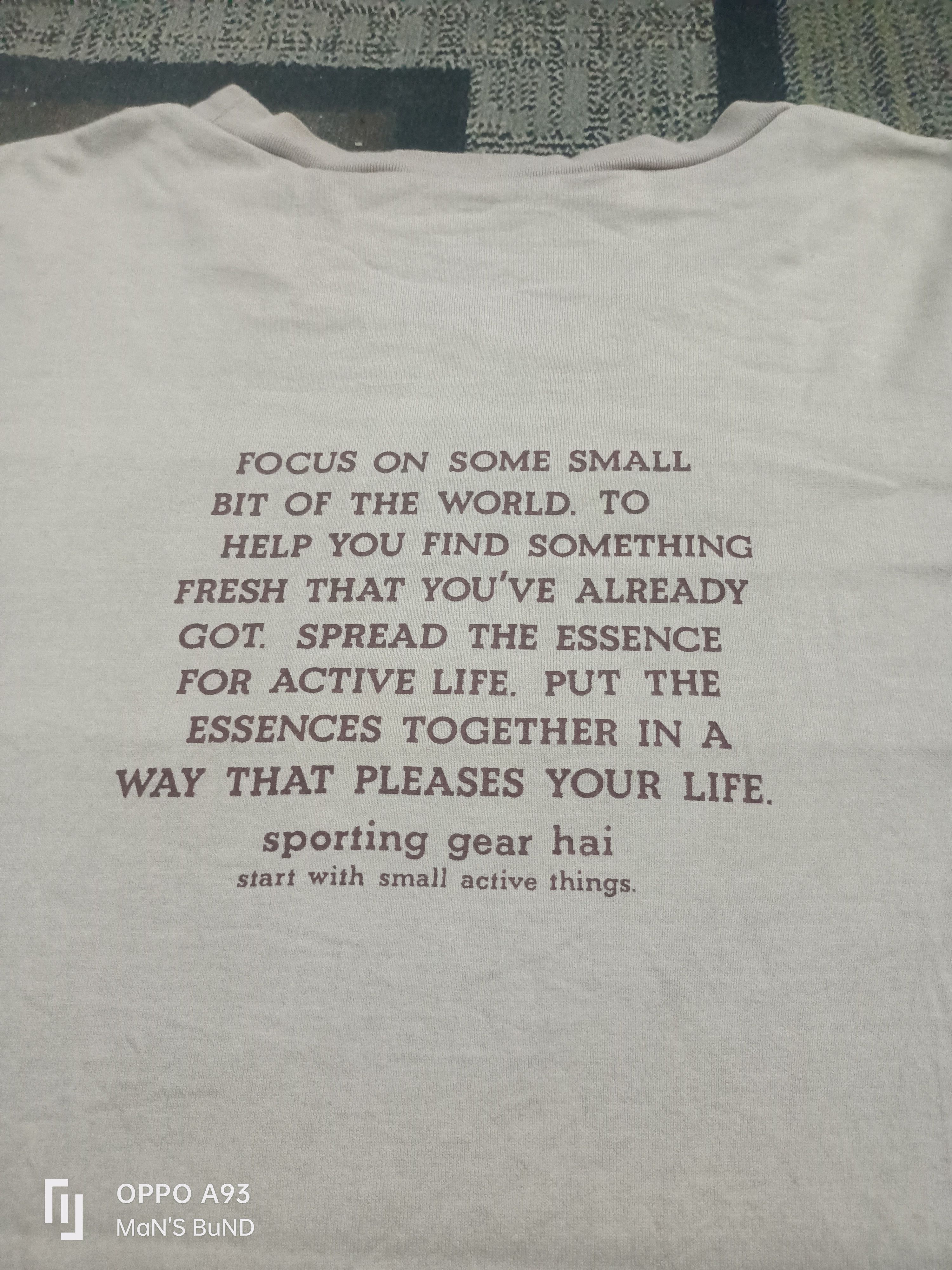 Designer × Hai Sporting Gear × Issey Miyake 90s Hai Sporting Gear T-shirt Size US M / EU 48-50 / 2 - 7 Thumbnail