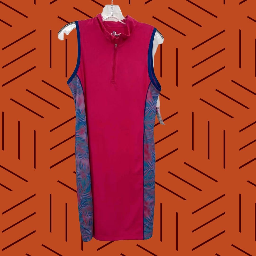 Pinko 18 Birdies Pink Knee Length Sleeveless Dress Medium Size M / US 6-8 / IT 42-44 - 1 Thumbnail