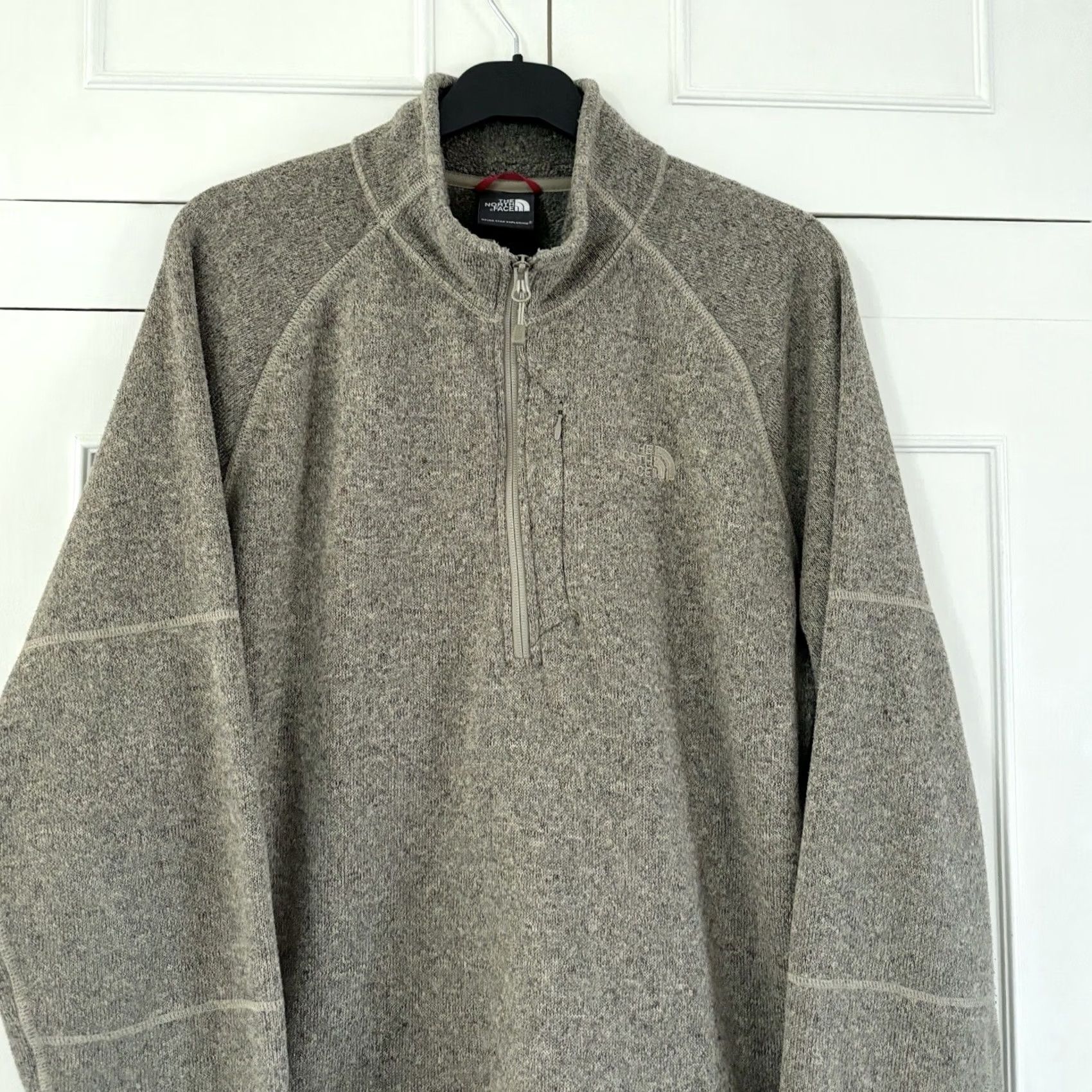 The North Face The North Face Jacket Mens XL Zip Pullover Size Light Brown Mix Used Damaged Size US XL / EU 56 / 4 - 3 Thumbnail