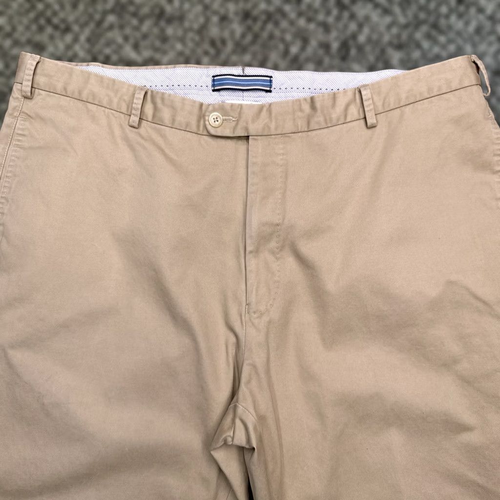 Peter Millar Peter Millar Pants Adult 40 Brown Pima Cotton Flat Front Mid Rise Chino Workwear Formal 40 Regular Brown Mens Medium? Size US 40 / EU 56 - 1 Thumbnail