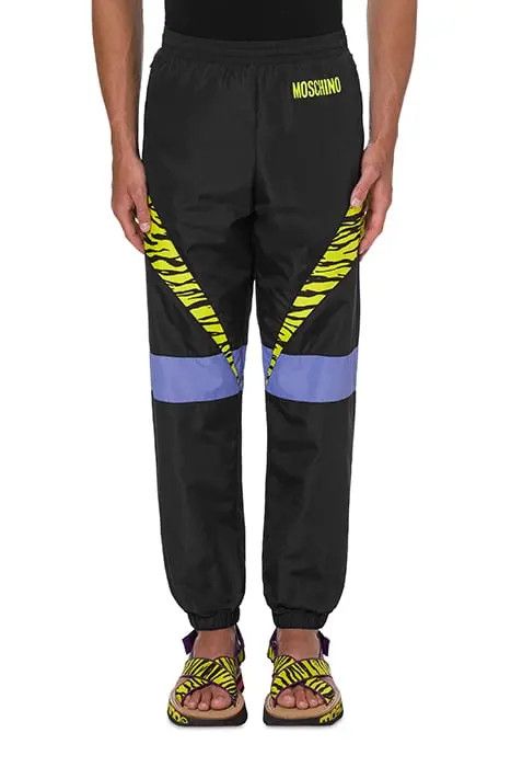 Moschino o1y0225 Logo Jogger & Sweatpant in Multicolor Size US 30 / EU 46 - 2 Thumbnail