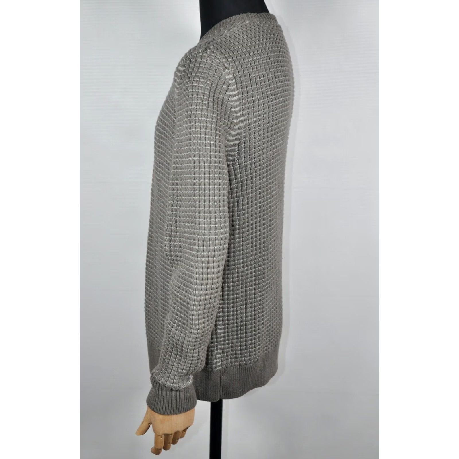 Allsaints All Saints Eydon Open Cardigan Sweater Gray Men's S Cardigan Knit Cotton Slim Classic Shirt? Size US S / EU 44-46 / 1 - 3 Thumbnail