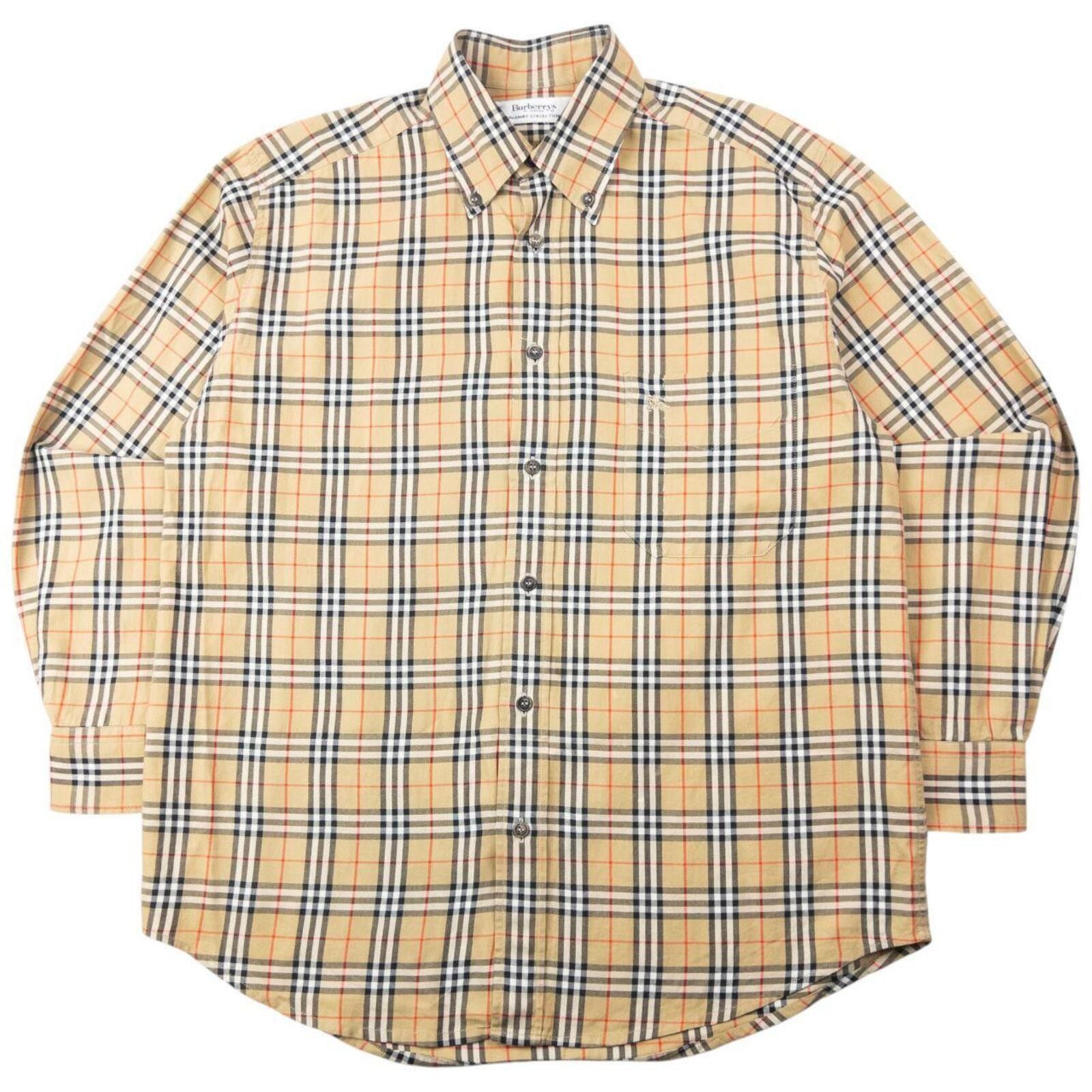Burberry Vintage 90s Burberry Nova Check Long Sleeve Shirt Size S Size US S / EU 44-46 / 1 - 1 Thumbnail