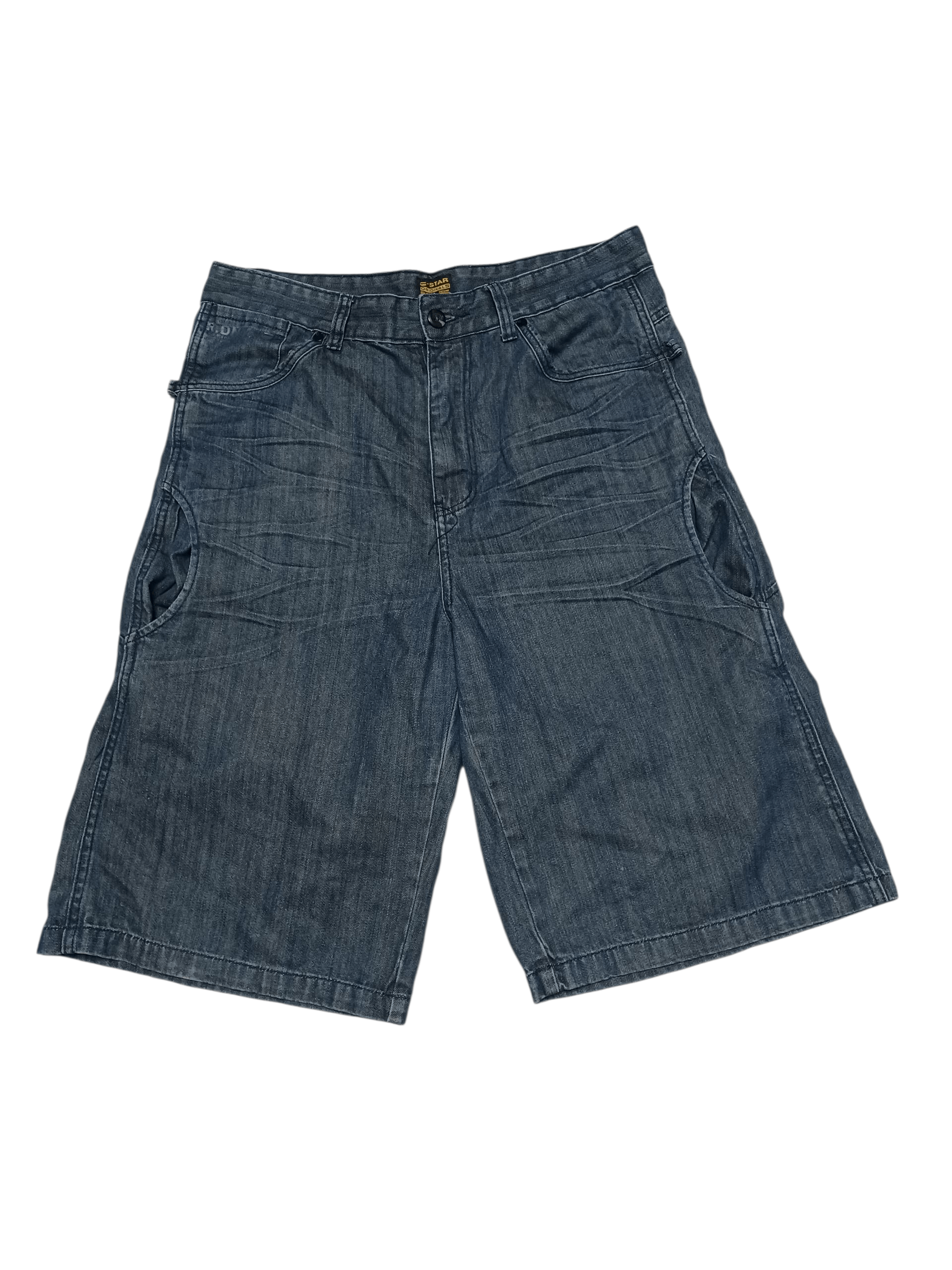 G-Star G STAR RAW 96 AVANT GARDE STREETWEAR VINTAGE DENIM SHORTS Size US 32 / EU 48 - 2 Thumbnail