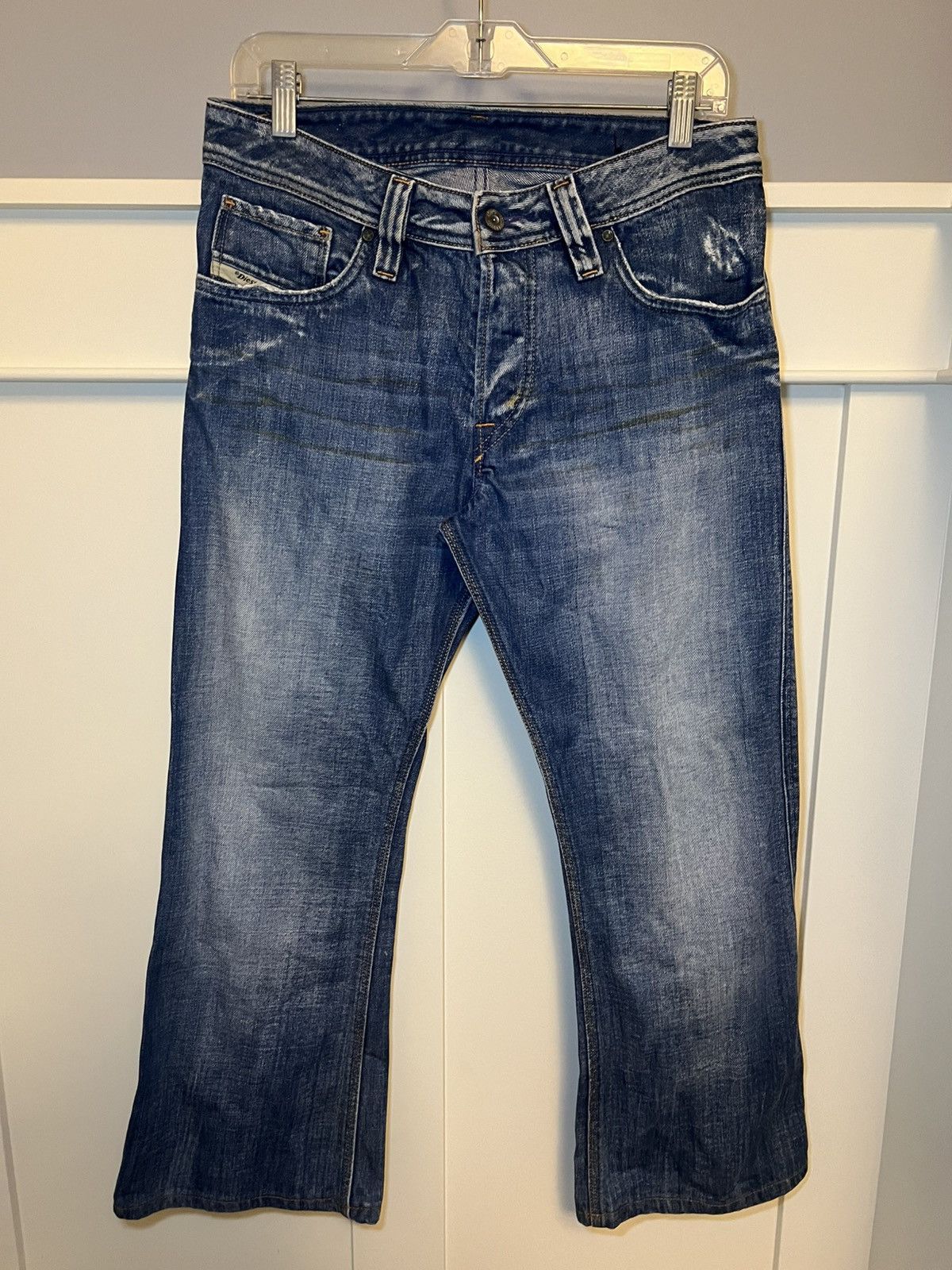Diesel Vintage Diesel made in Italy distressed flared jeans Size US 29 - 1 Thumbnail