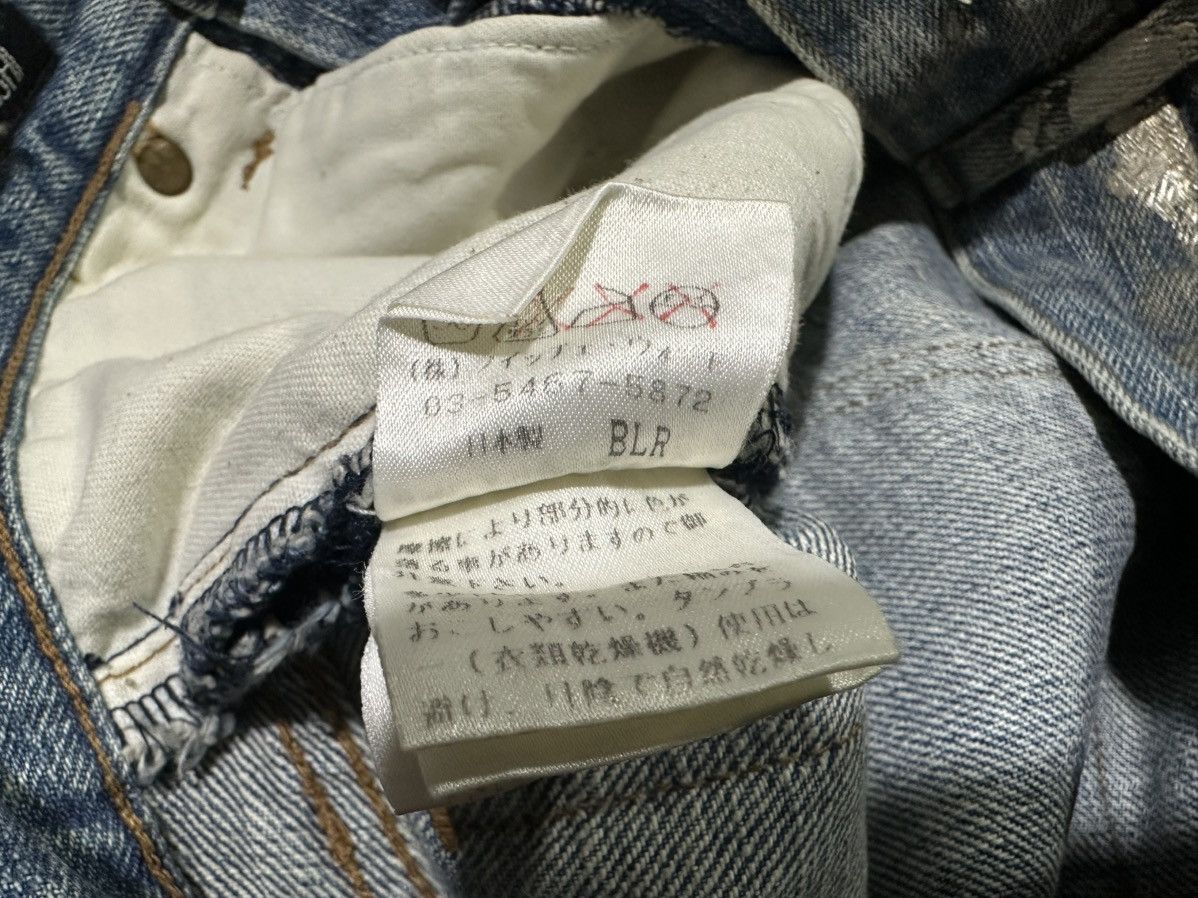 Yoshiyuki Konishi 🔥Archived Yoshiyuki Konishi Splatter Gold Painted Denim Size US 28 / EU 44 - 17 Thumbnail
