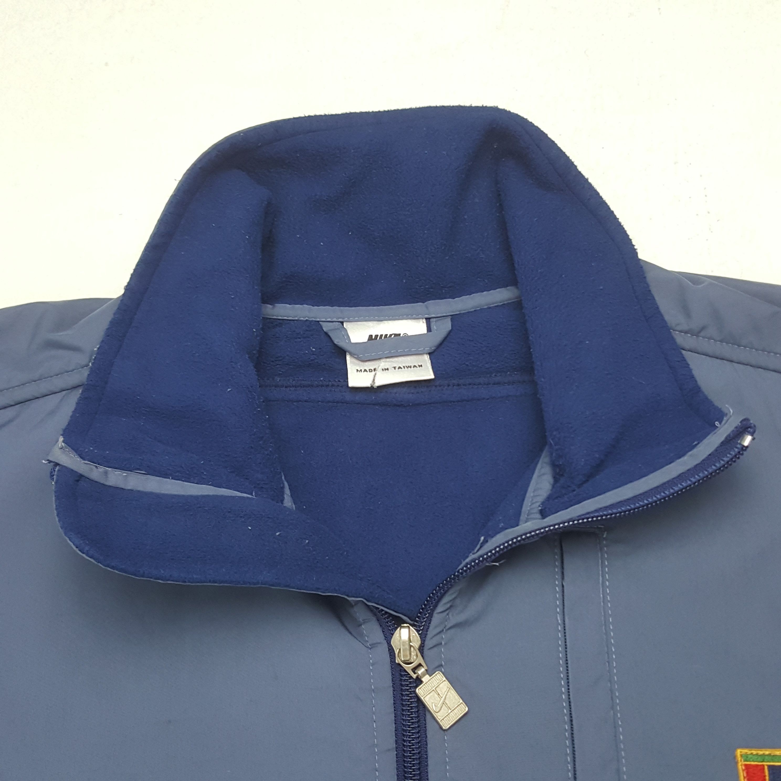 Nike × Vintage Vintage Nike Court Windbreaker Zipper Sport Jacket Size US L / EU 52-54 / 3 - 5 Thumbnail