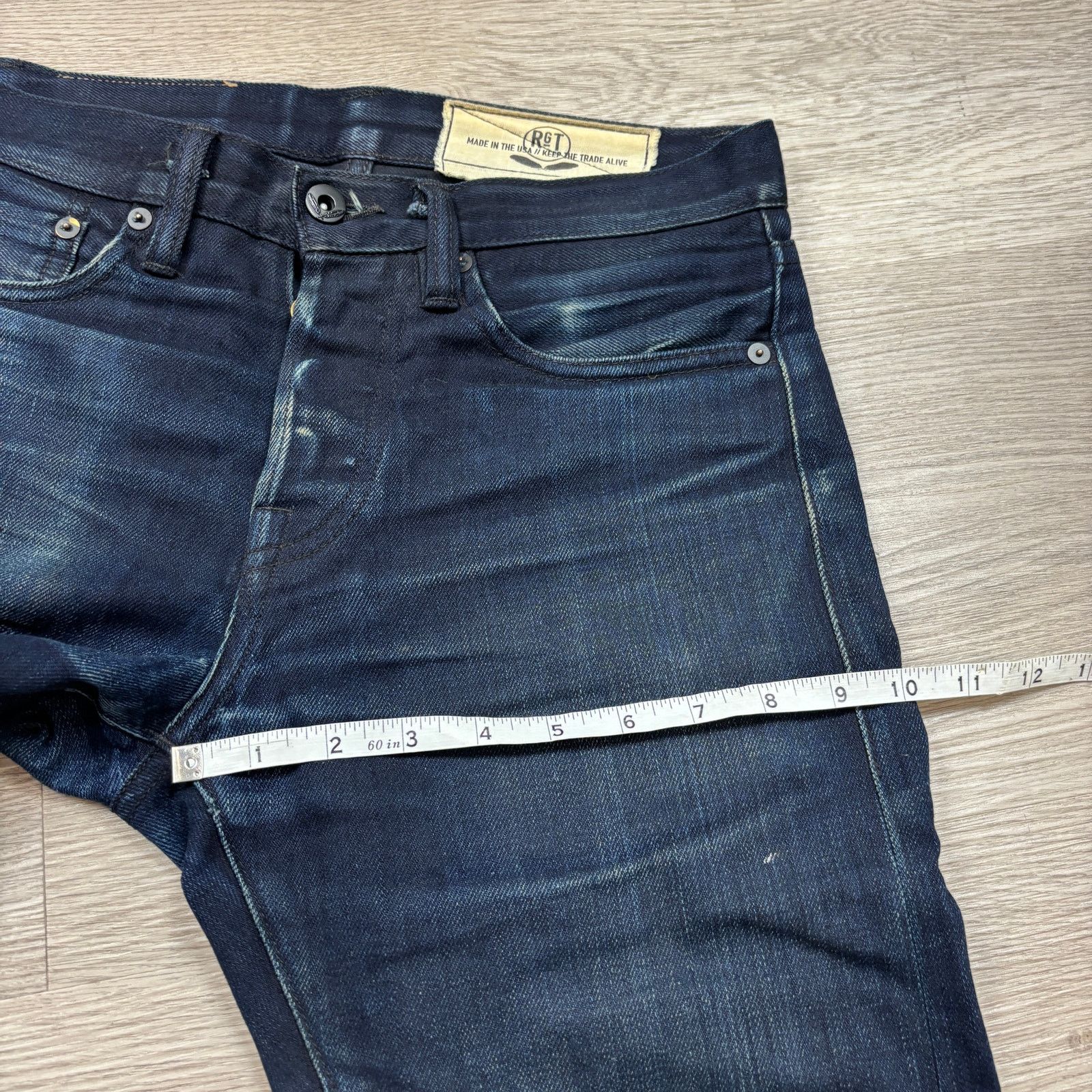 Rogue Territory Rogue Territory Stanton Slim Straight Selvedge Jeans 30x27 Size US 30 / EU 46 - 7 Thumbnail