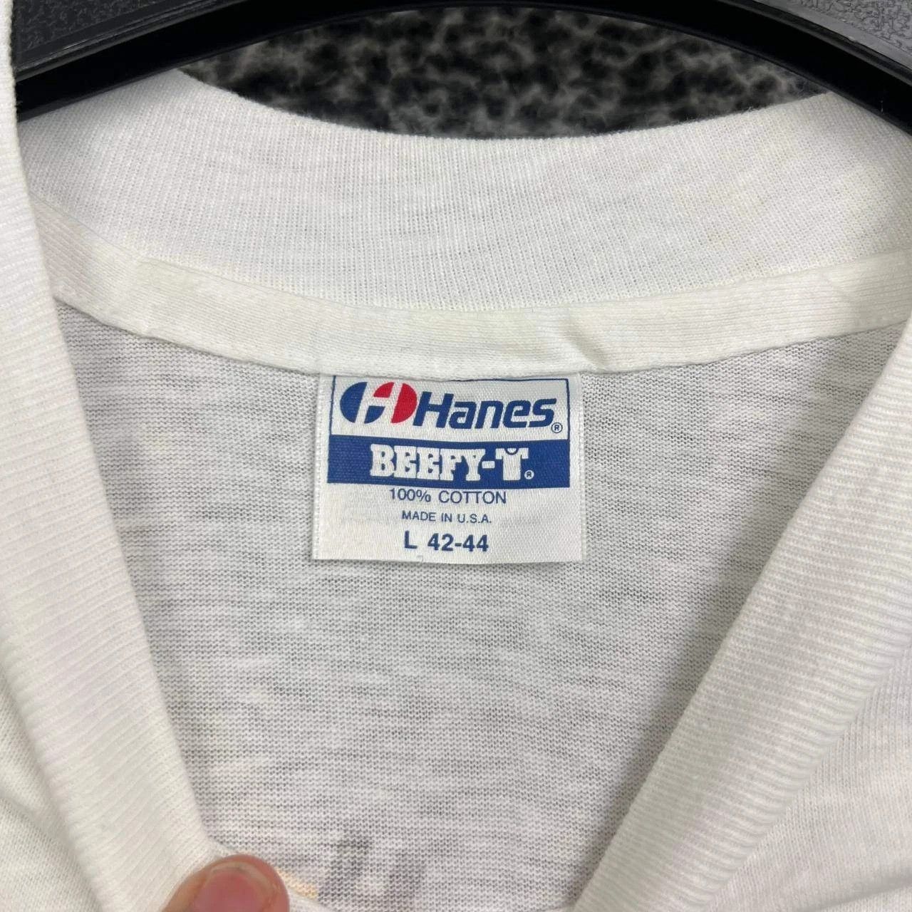Hanes Vintage Rich Arnaiz Racing Shirt Men L Short Sleeve Size US L / EU 52-54 / 3 - 8 Thumbnail