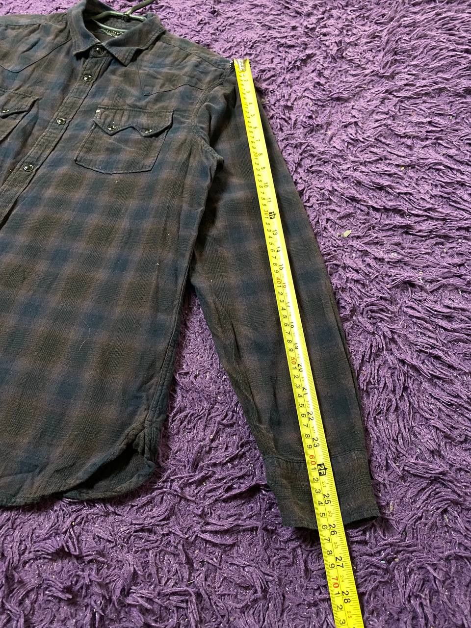 Allsaints Print Shirt Vintage Y2K Allsaints Streetwear Size US L / EU 52-54 / 3 - 12 Thumbnail