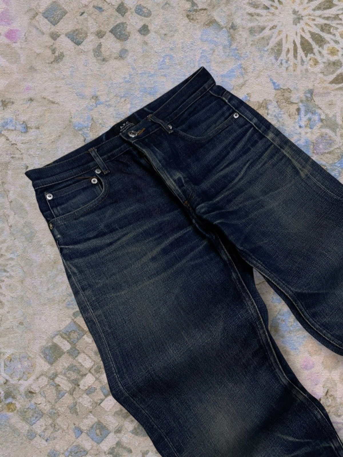 A.P.C. Vtg Authentic Designer A.P.C Petit Standard Selvedge Denim Size US 28 / EU 44 - 7 Thumbnail