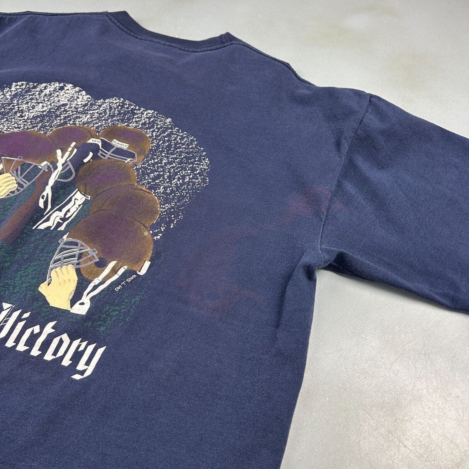 Vintage VINTAGE 90s | Notre Dame College Football Faded T-Shirt sz L Size US L / EU 52-54 / 3 - 8 Thumbnail
