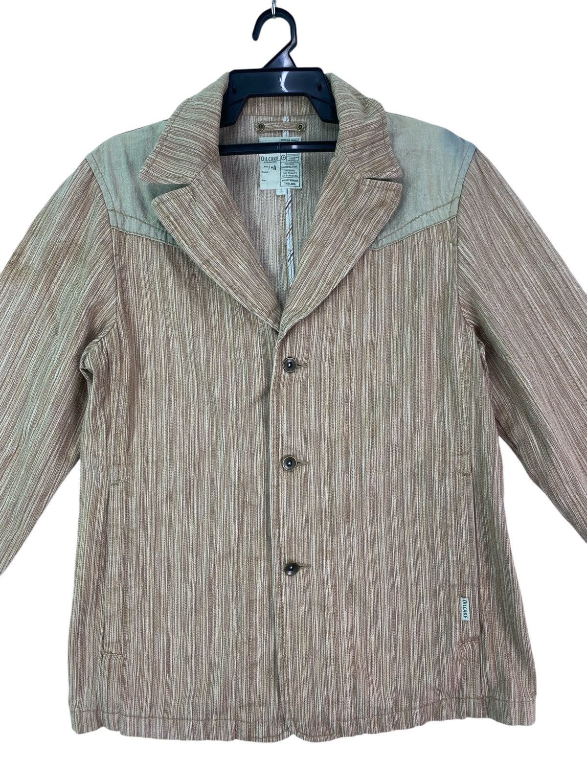 Vintage Rare Oilcake workwear button up jacket Size US L / EU 52-54 / 3 - 2 Thumbnail