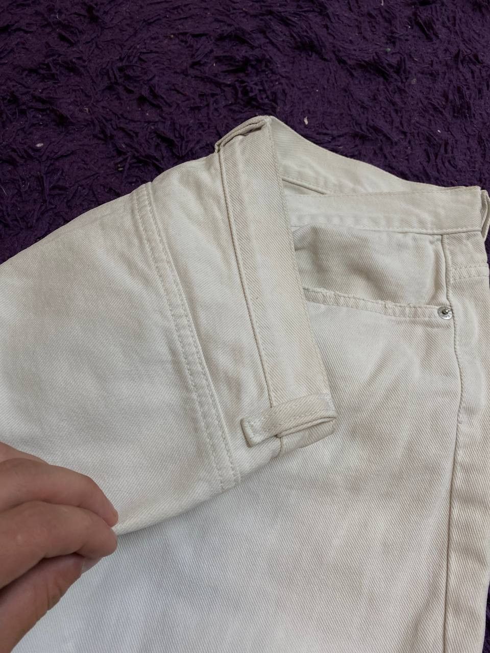 Diesel Diesel logo Vintage white denim Shorts Y2K made in Italy Size US 32 / EU 48 - 15 Thumbnail