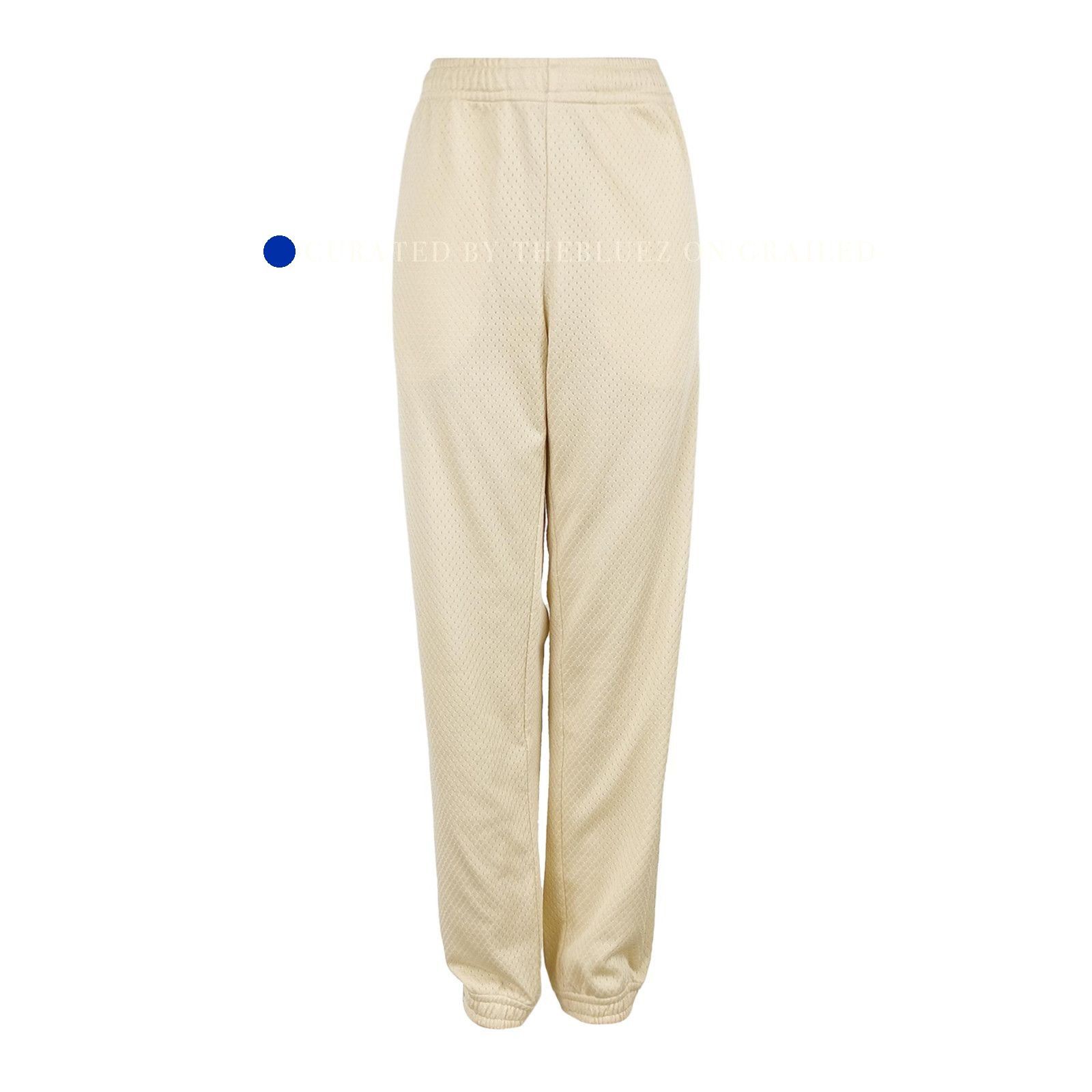 Gucci Stylish Mesh Stripe Joggers in Beige Size US 32 / EU 48 - 1 Thumbnail