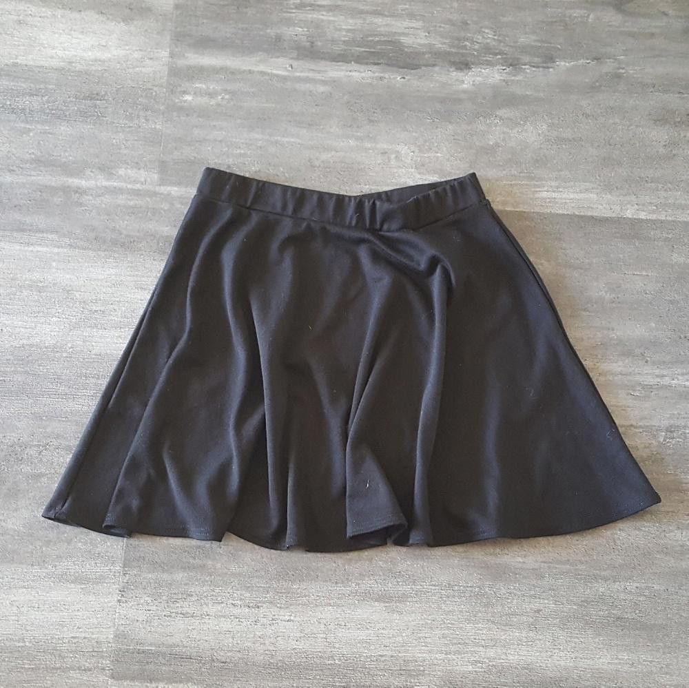 Designer Black Babydoll High Waisted Mini Size 32" / US 10 / IT 46 - 1 Thumbnail