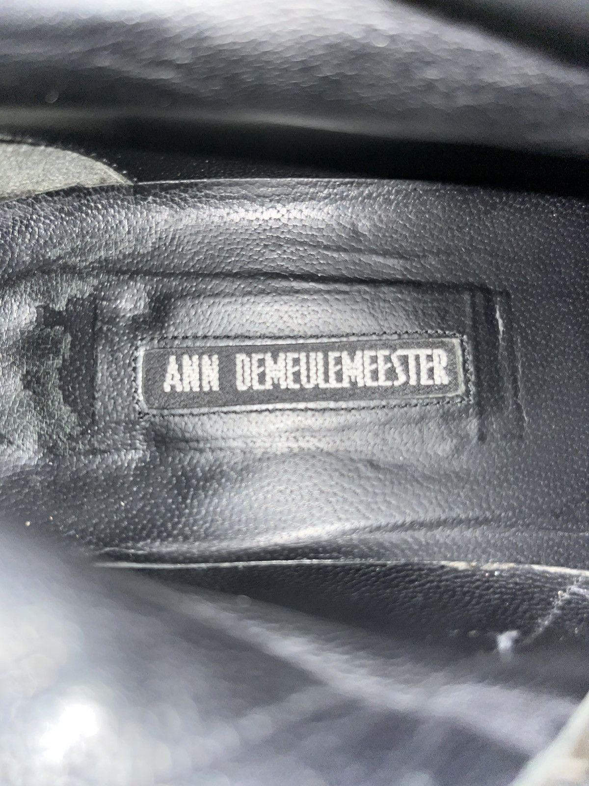 Ann Demeulemeester Ann Demeulemeester Vitello Nero Backlace Boots Size US 7 / EU 40 - 6 Thumbnail