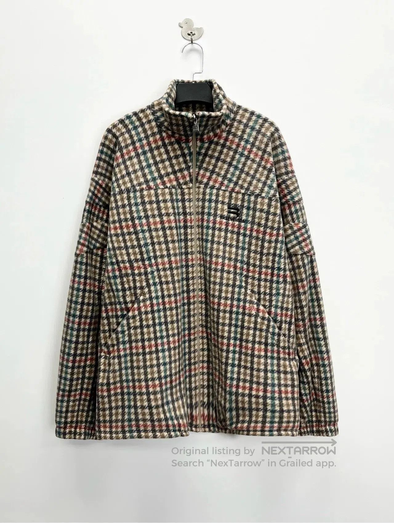 Balenciaga balenciaga check pattern zip. Size US XL / EU 56 / 4 - 1 Thumbnail