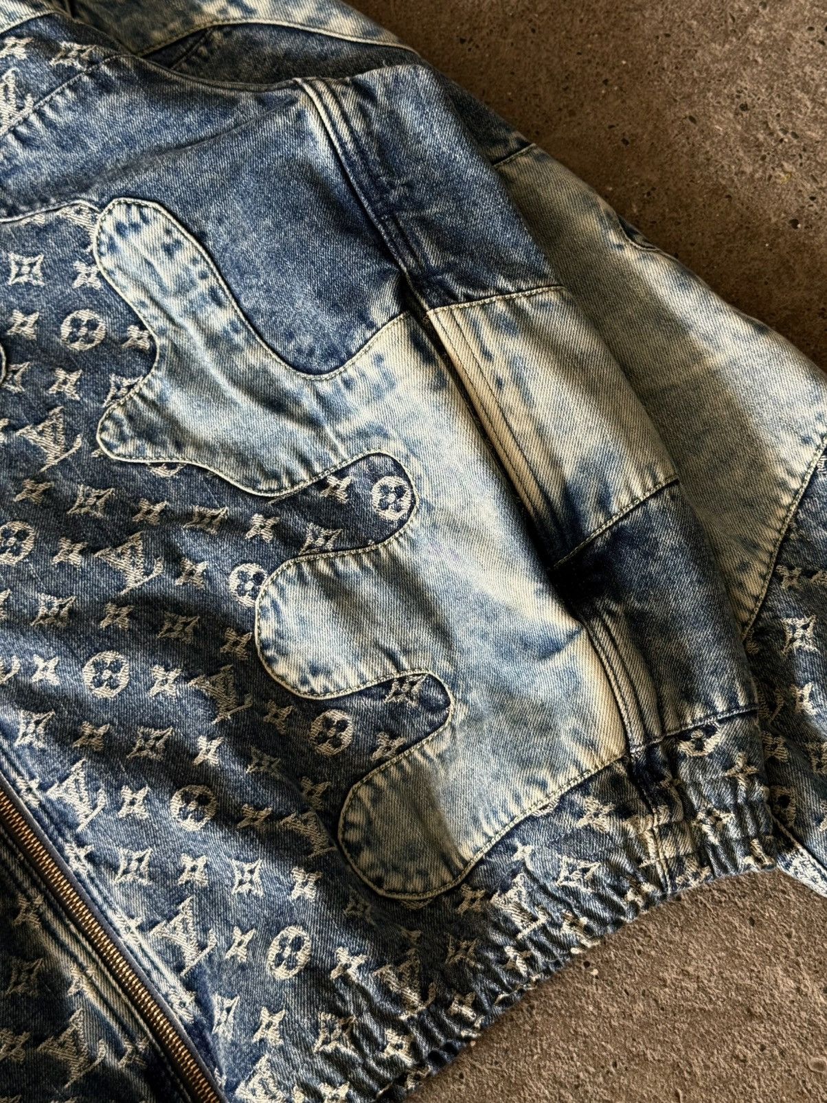 Louis Vuitton Louis Vuitton - Nigo / Virgil Abloh - SS22 - Denim Jacket Size US XL / EU 56 / 4 - 5 Thumbnail