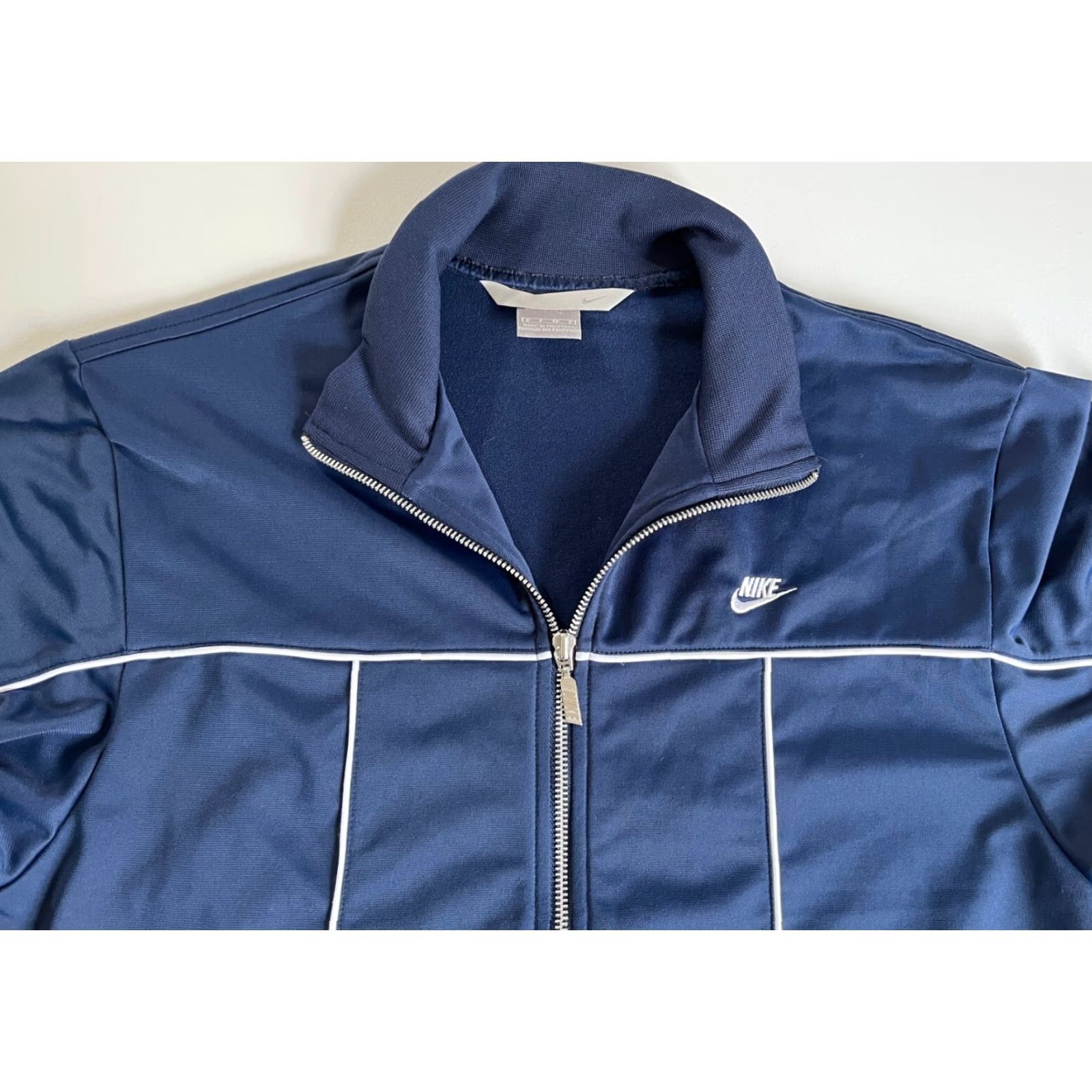 Nike Nike Track Jacket Men’s Vintage Navy Full Zip Sz S Embroidered Logo 90s Classic Pockets Size US S / EU 44-46 / 1 - 6 Thumbnail