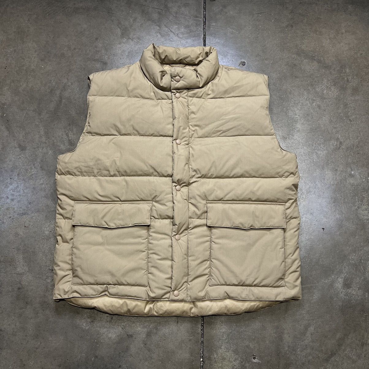 Vintage Vintage 90s Puffer Vest Button Up Down Utility Gorpcore Boxy Size US XL / EU 56 / 4 - 1 Thumbnail