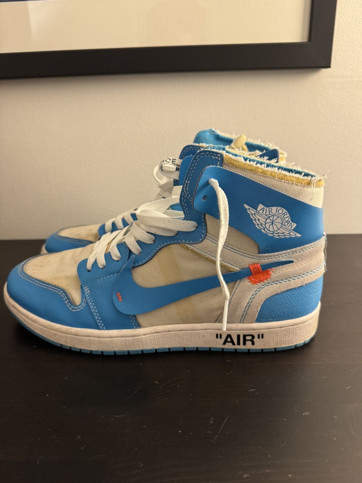 Nike × Off-White Nike Off white Jordan 1 Size US 12.5 / EU 45-46 - 1 Thumbnail