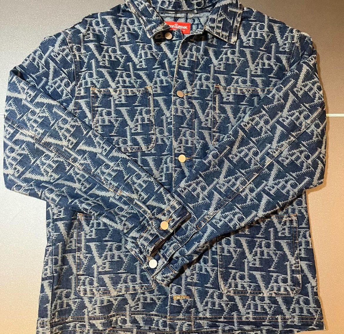 VandyThePink Monogram Denim Jacket