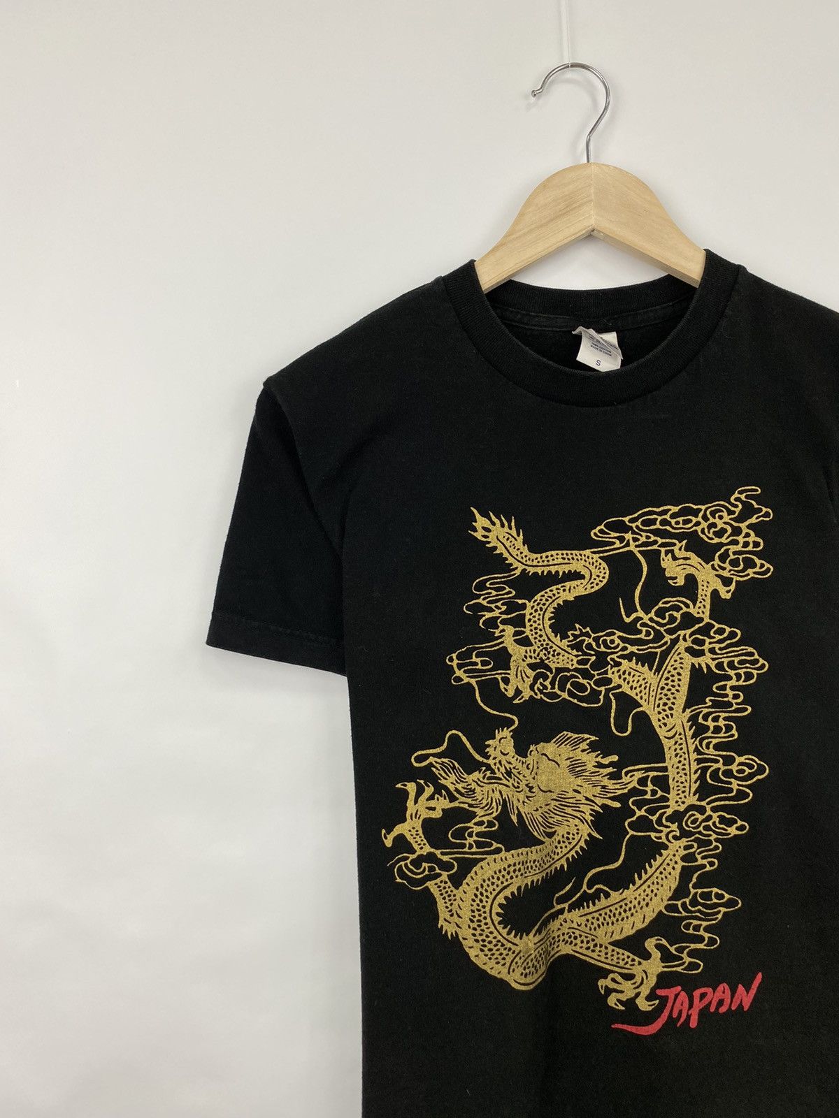 Japanese Brand 🇯🇵☯️ Vintage 90s Yin Yang Dragon Japan Style T-Shirt Rare Size US S / EU 44-46 / 1 - 1 Thumbnail