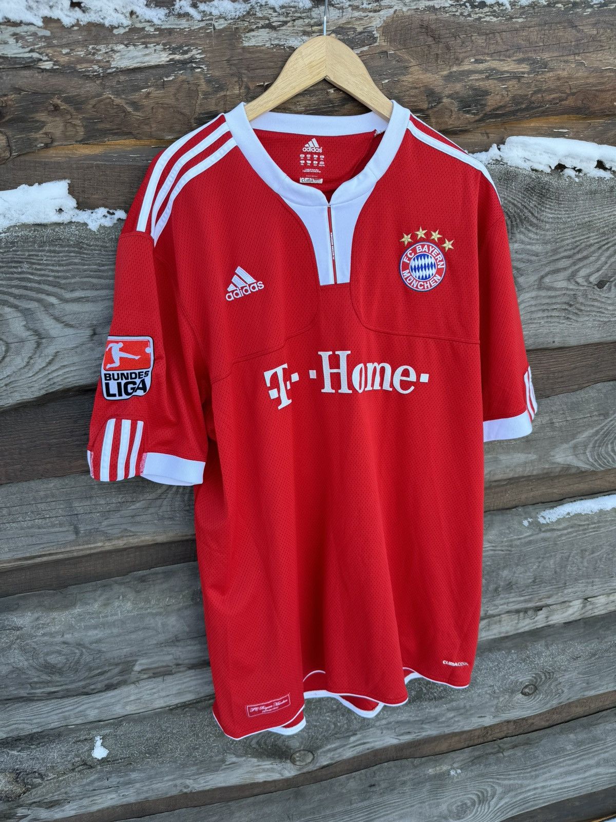 Adidas × Vintage 2009 Adidas Bayern Munich #44 Tumoshchuk vintage jersey Size US XXL / EU 58 / 5 - 3 Thumbnail