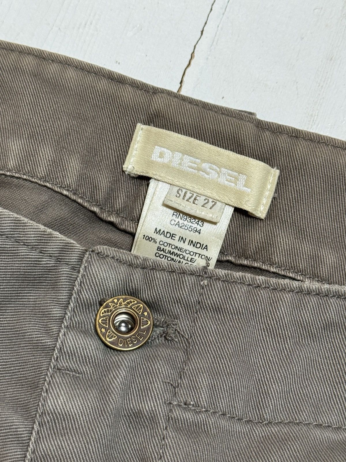 Diesel VINTAGE DIESEL 2000s BREECHES Size 27" / US 4 / IT 40 - 8 Thumbnail