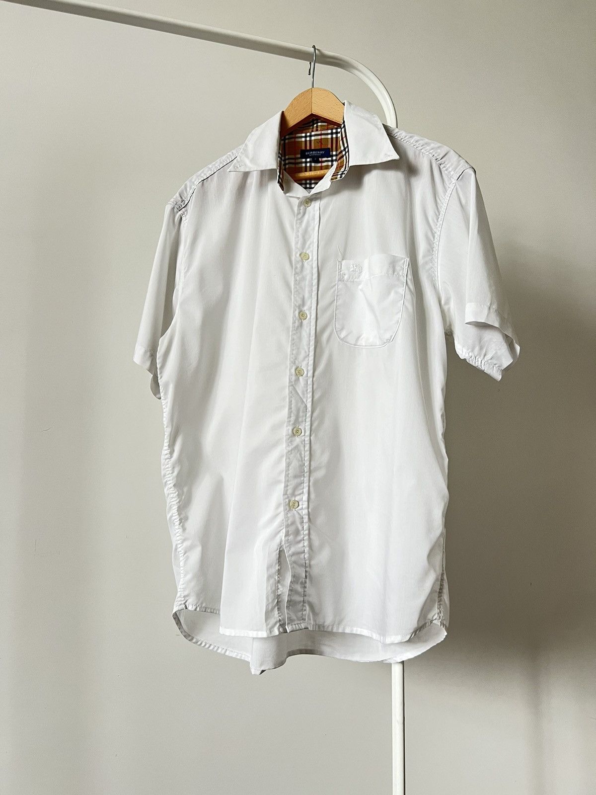 Burberry Burberry Shirt White Old money Basic Vintage Size US L / EU 52-54 / 3 - 2 Thumbnail
