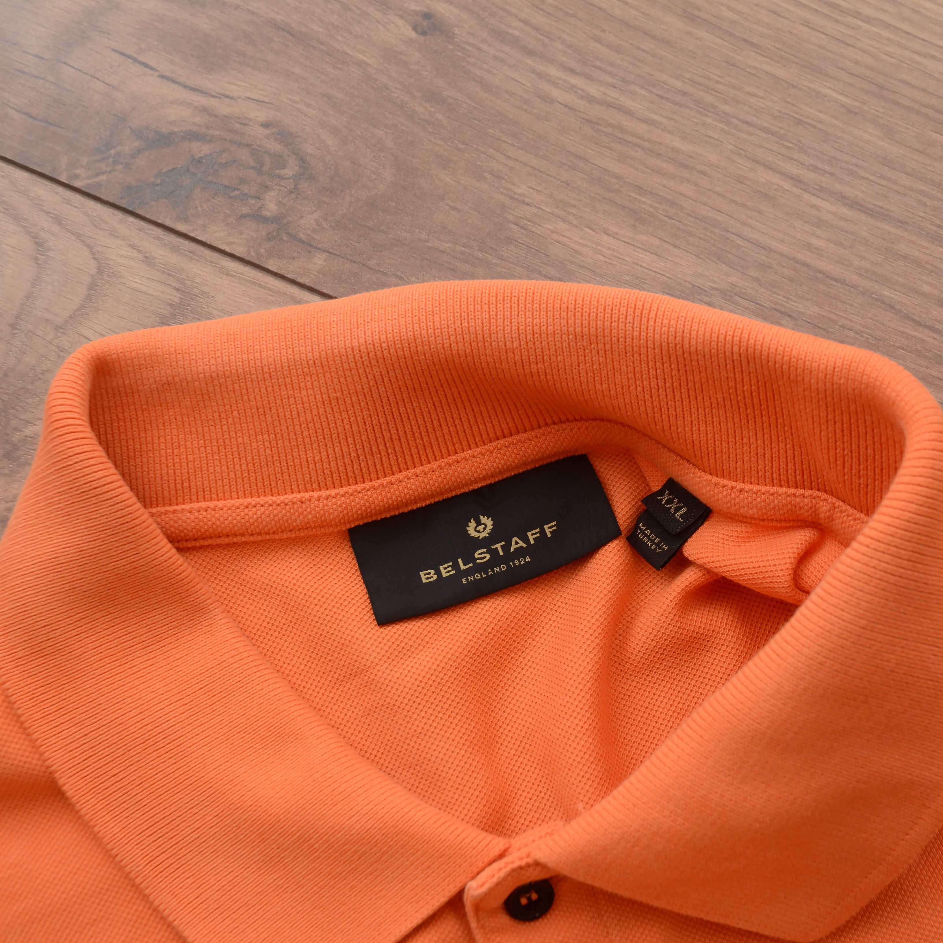 Belstaff Belstaff Polo T-Shirt XL/XXL Orange Lightweight Cotton Size US XXL / EU 58 / 5 - 16 Thumbnail