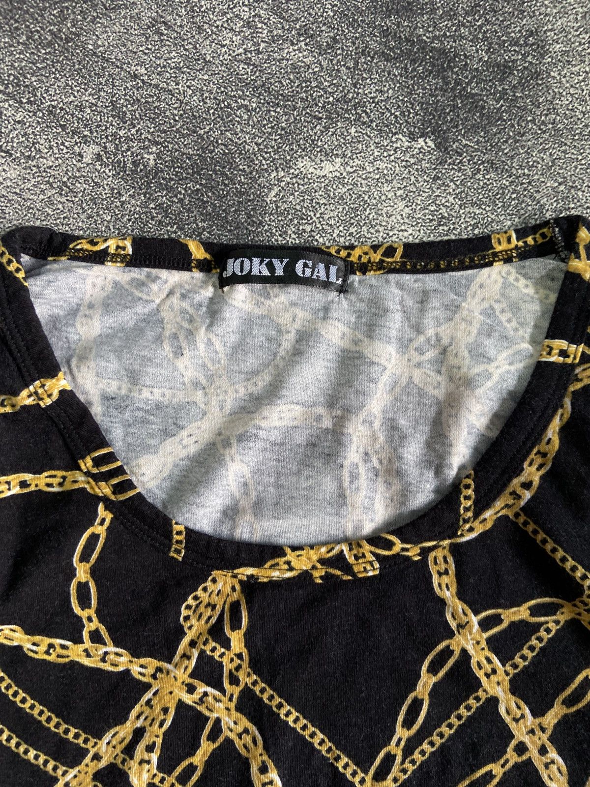 Hysteric Glamour × If Six Was Nine × Le Grande Bleu (L.G.B.) Joky Gal Gothic Chain AOP Long Sleeve Size M / US 6-8 / IT 42-44 - 3 Thumbnail