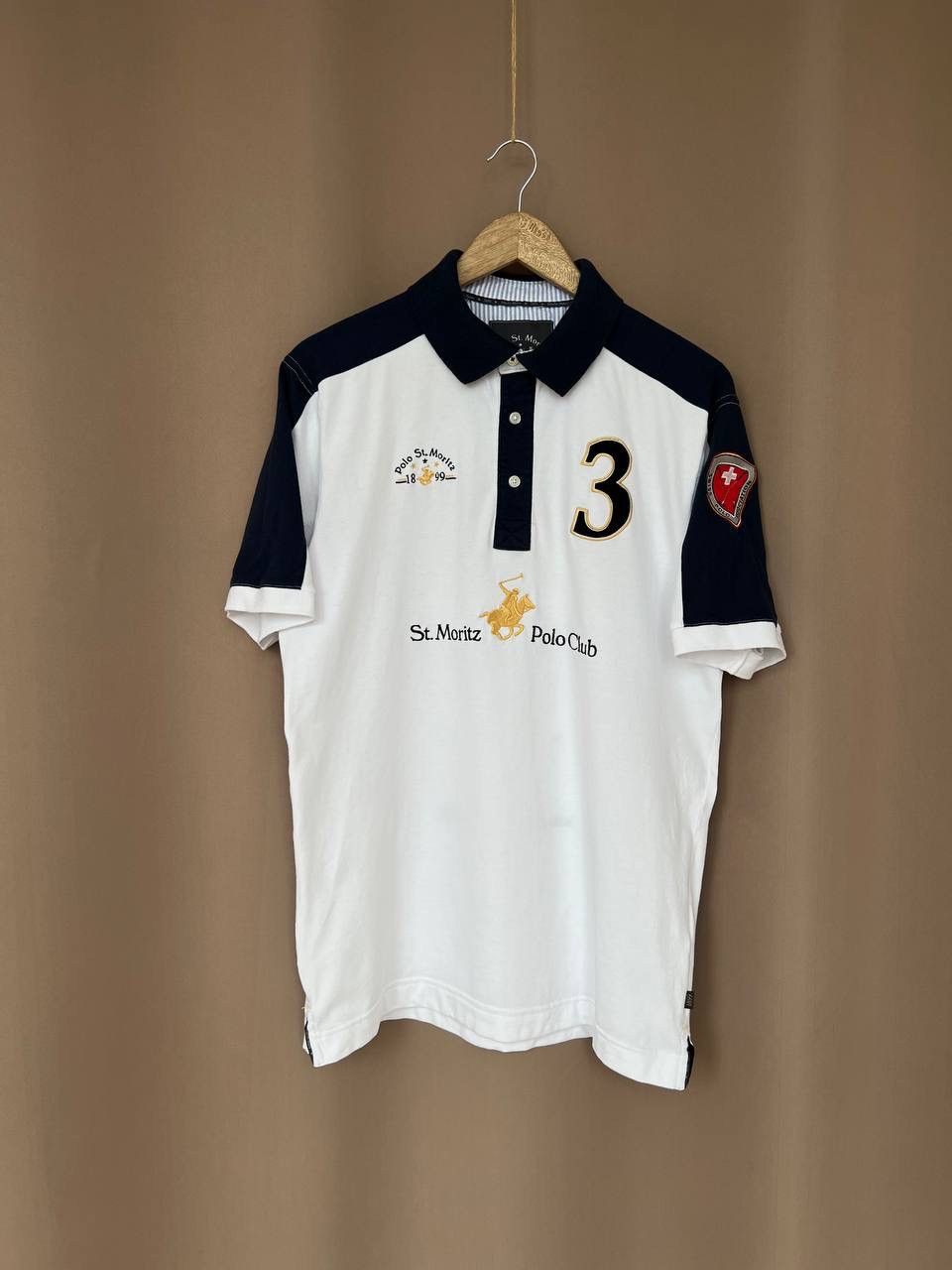 Other St. Moritz Polo Club Polo Shirt Mens Size L #3 Swiss Polo Size US L / EU 52-54 / 3 - 1 Thumbnail