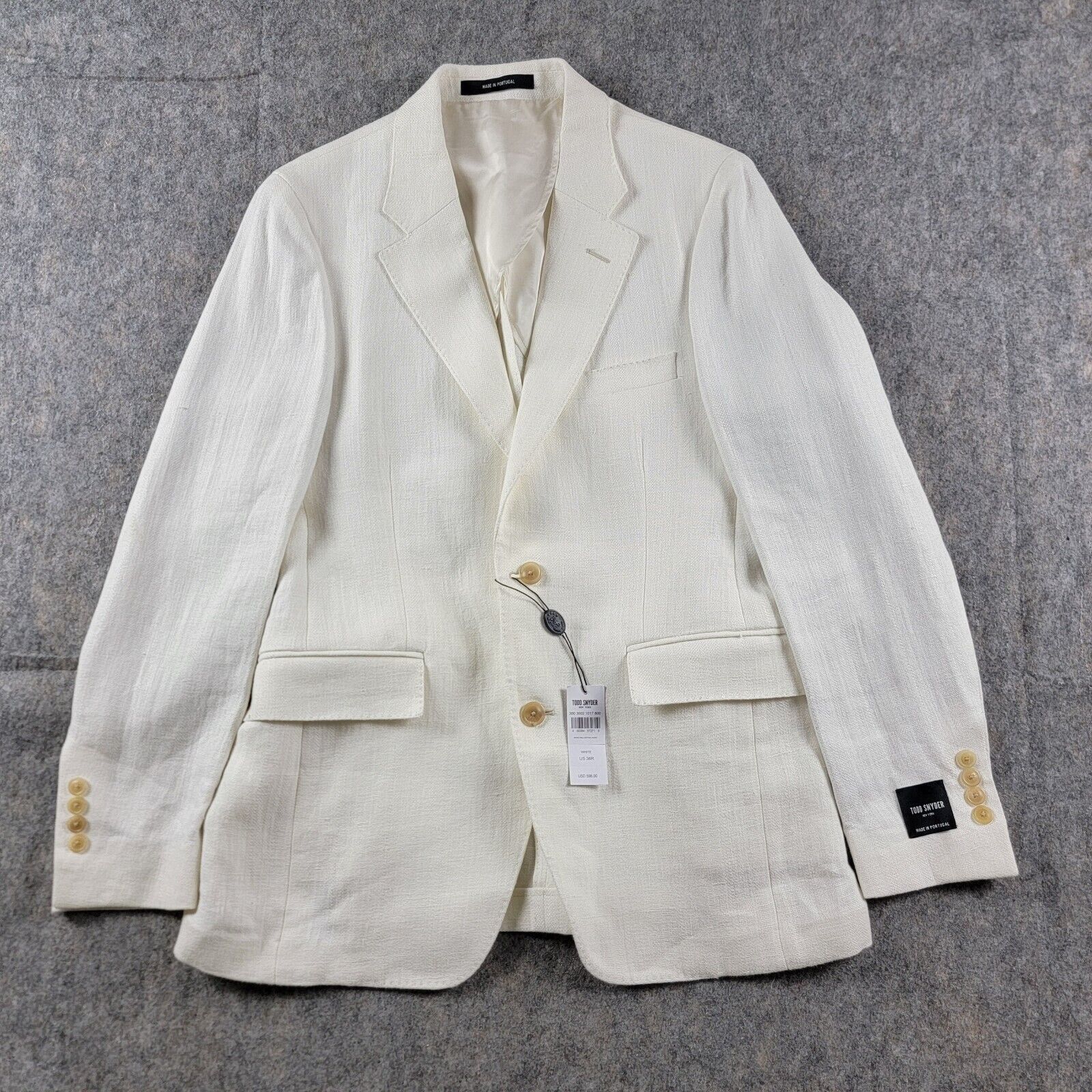 Todd Snyder Todd Snyder Linen Twill Sutton Jacket Blazer 36R Size 36R - 16 Thumbnail