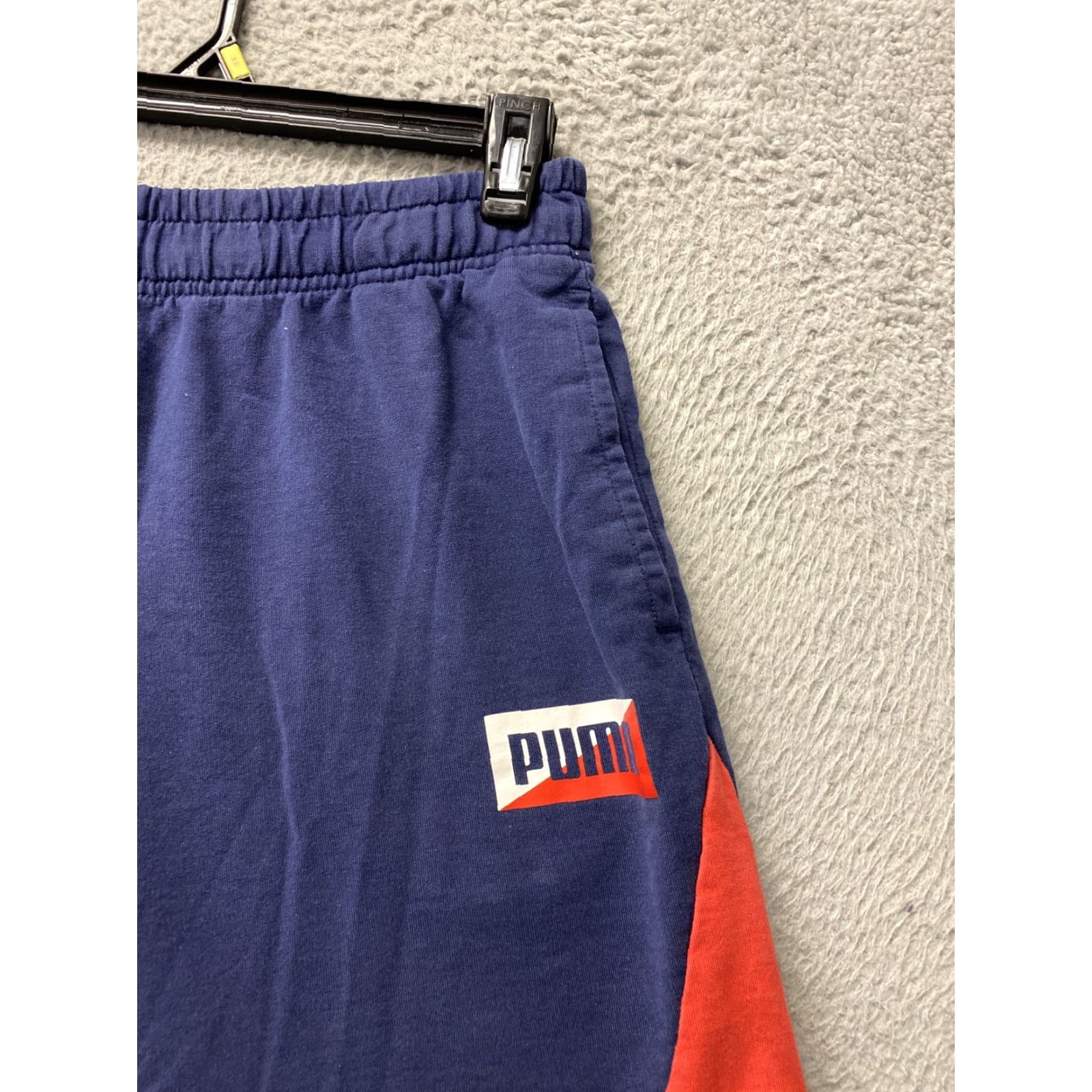 Puma PUMA Cat Training Athletic Shorts Mens Blue/Red Casual Gym Bottoms Medium/112-33 Size US 31 - 2 Thumbnail