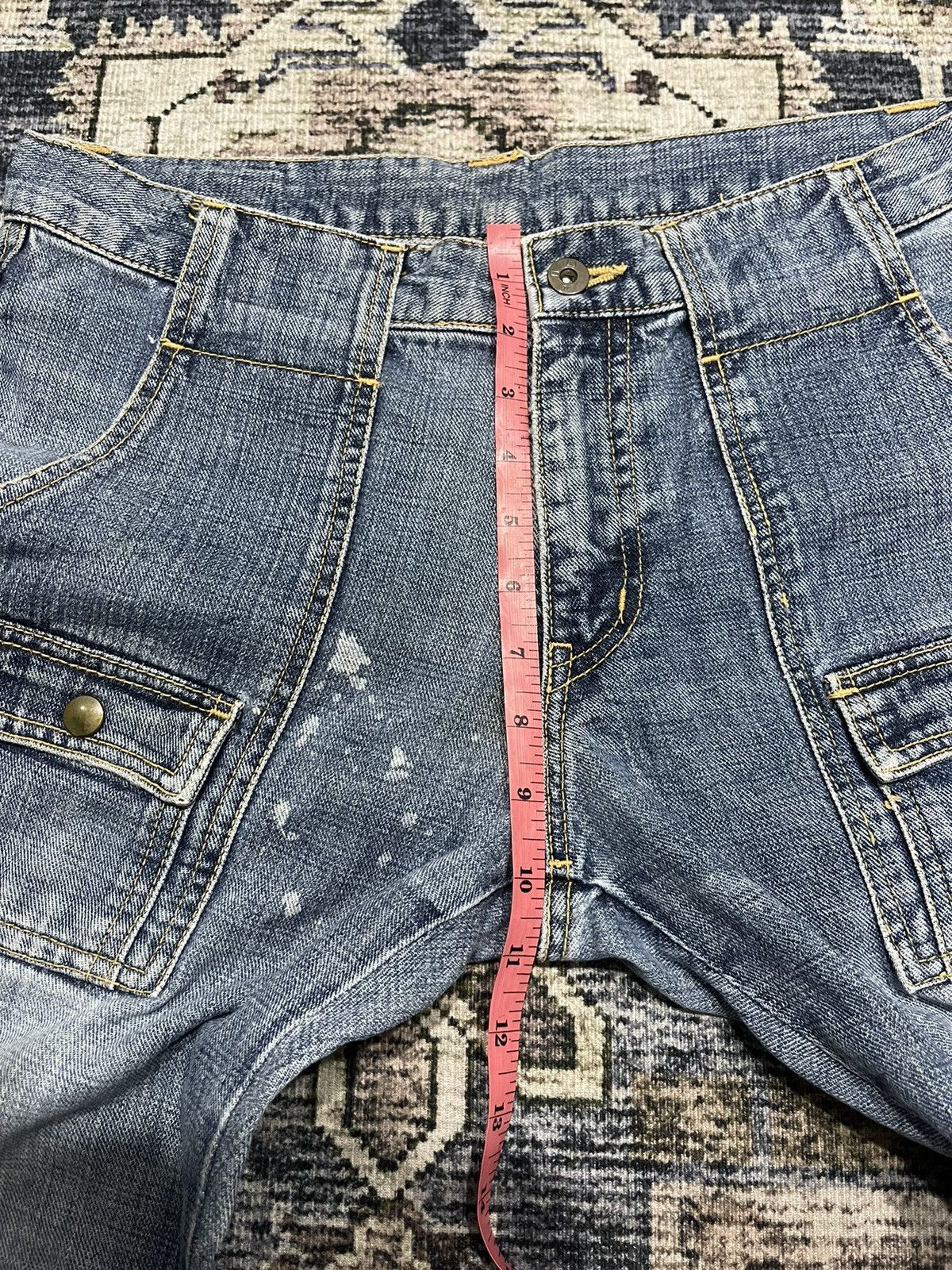 Boycott × If Six Was Nine × Vintage Vintage BOYCOTT Bush Pants Distressed Denim Pants Size US 33 - 21 Thumbnail