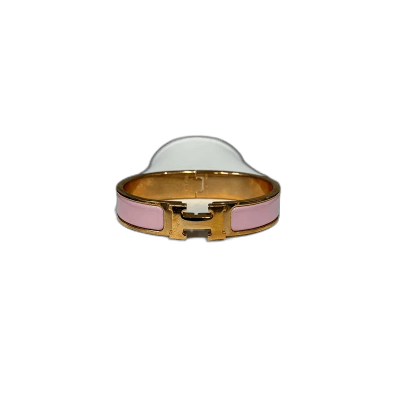 Hermes bracelet with pink accent-yf