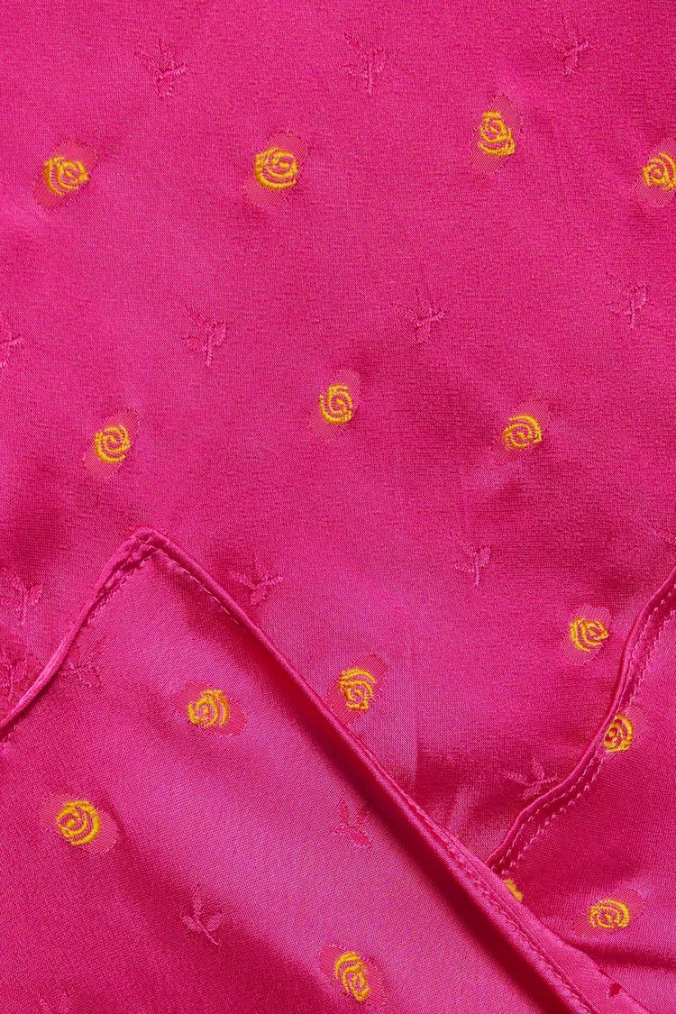 Marni o1y1025 Midi Dress in Fuchsia/Yellow Size M / US 6-8 / IT 42-44 - 4 Thumbnail