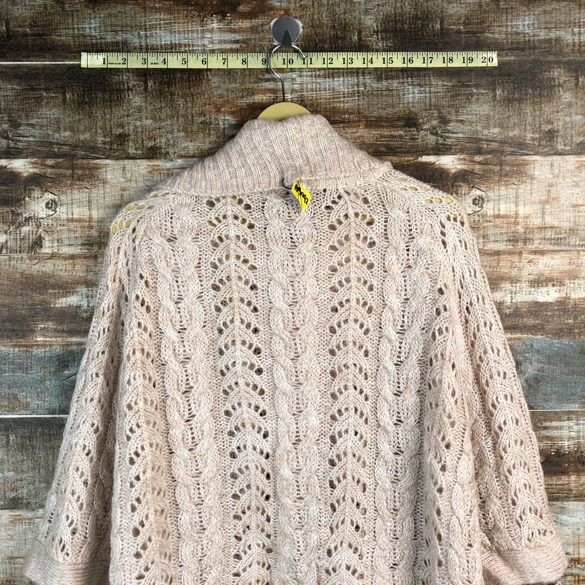 Homespun Knitwear × Japanese Brand Putietal Pink Cloaks Knitwear #A2292 Size US L / EU 52-54 / 3 - 13 Thumbnail