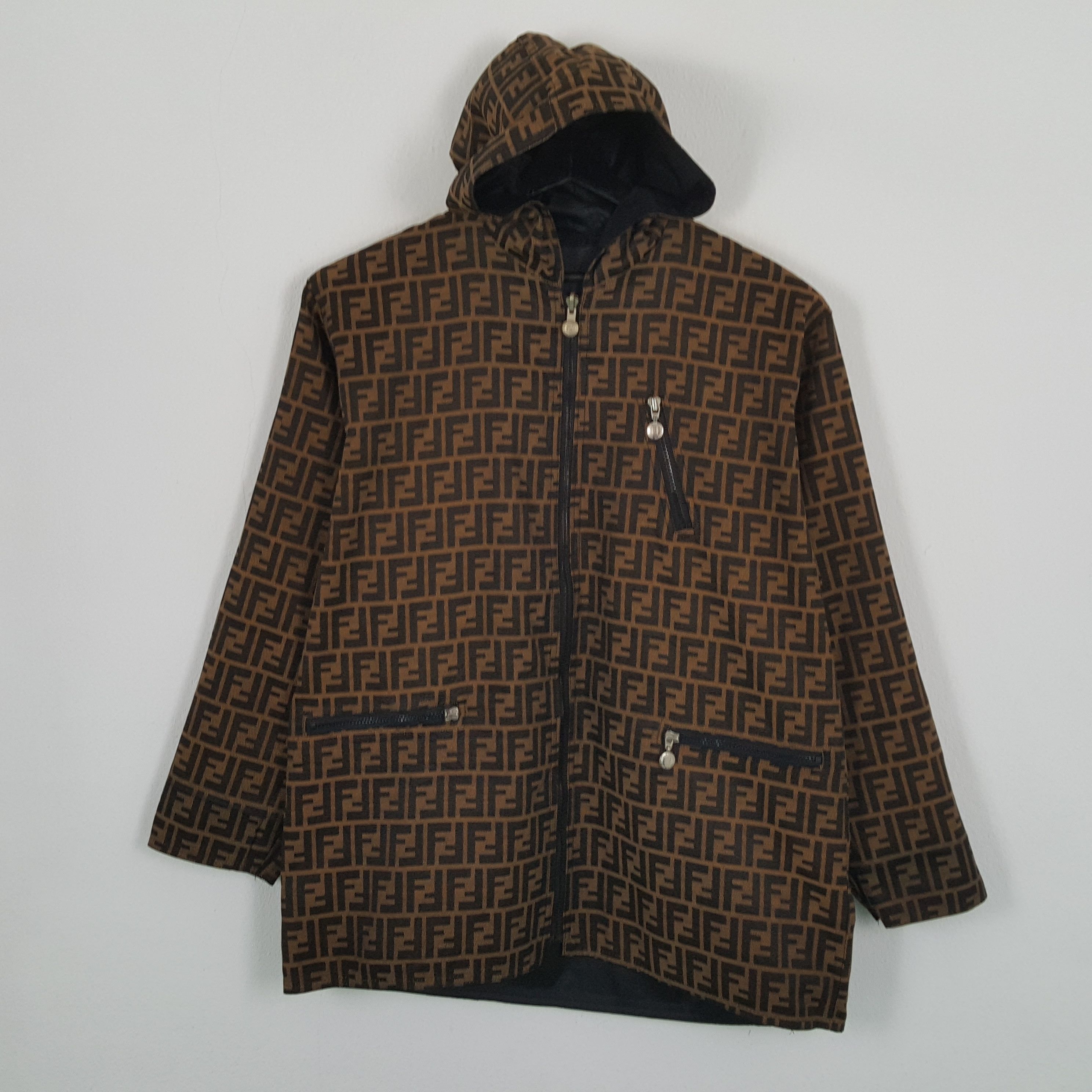 Fendi FENDI Italian Luxury Brand Fashion Style Reversible Jacket Size US L / EU 52-54 / 3 - 1 Thumbnail