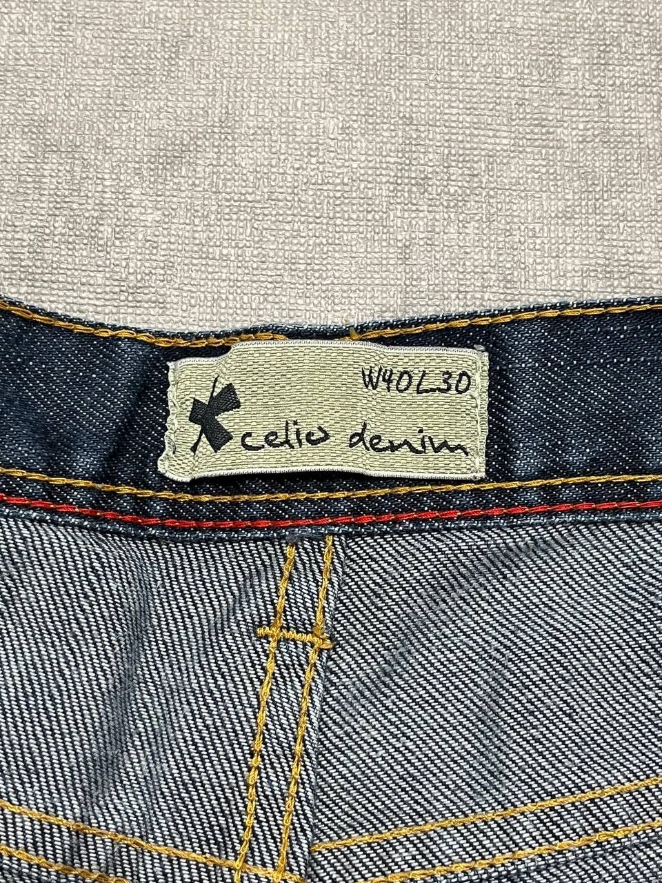 Celio Vintage Celio Regular Fit Men`s Navy Blue Jeans Denin Size US 32 / EU 48 - 13 Thumbnail