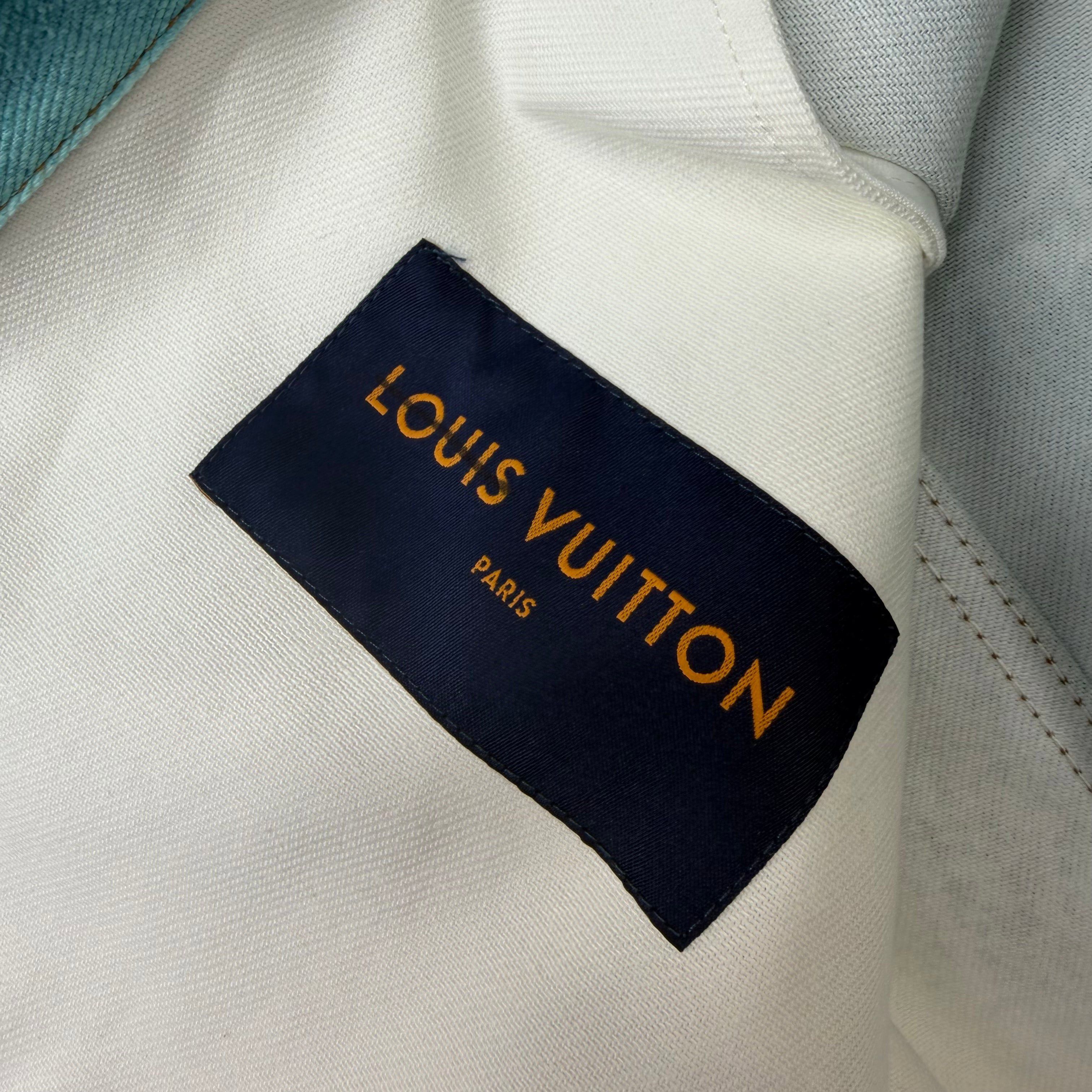 Louis Vuitton Louis Vuitton LV Spray Denim Jacket 58 (XXL) Size US XXL / EU 58 / 5 - 5 Thumbnail